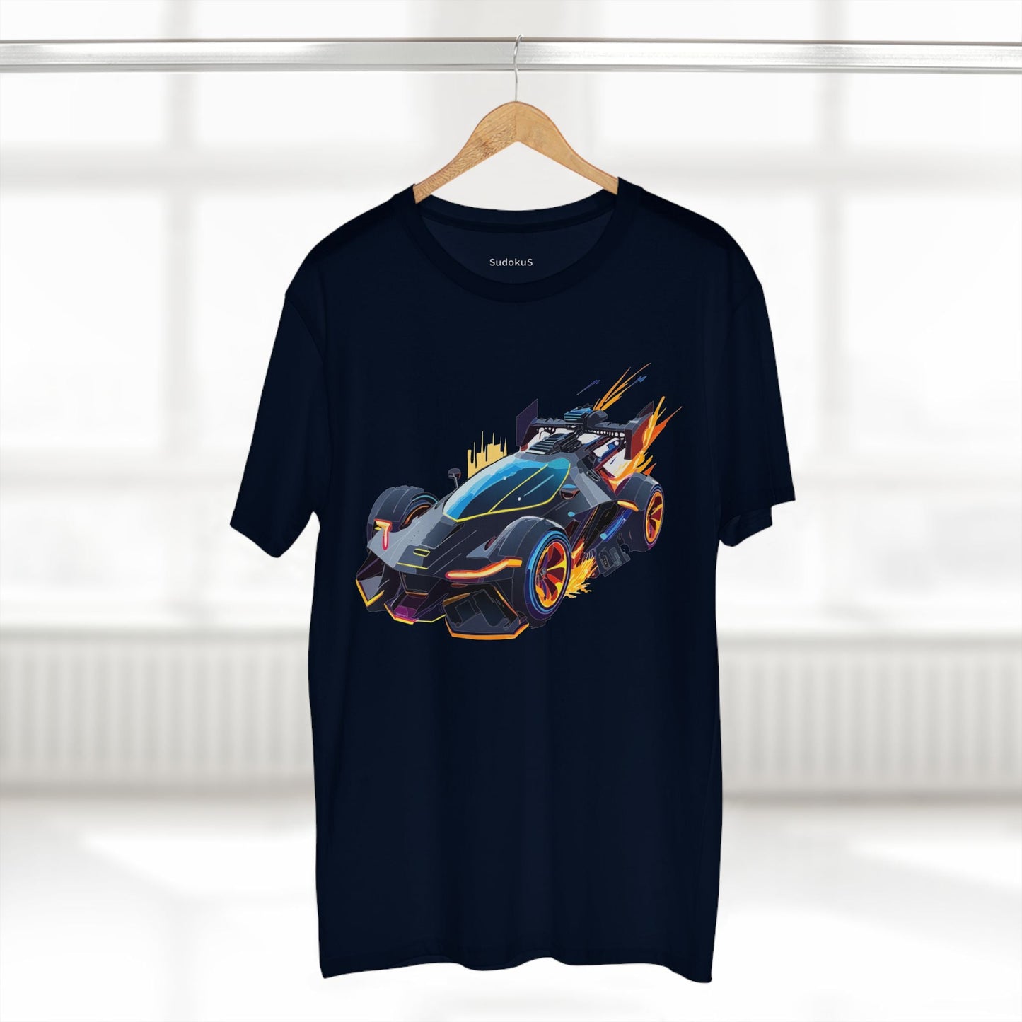 Car Graphic Unisex 100 Cotton Staple Tee 12