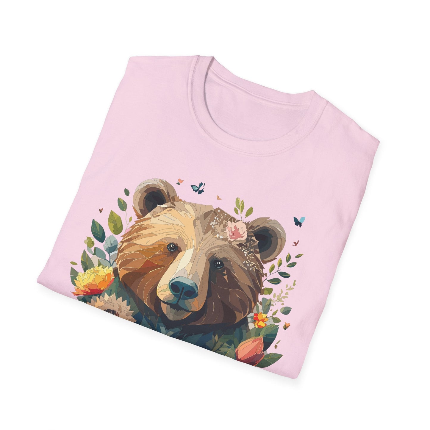 Bear T Shirt Unisex Teddy Bear Tee Gildan Softstyle 64000 100 Percent Ring Spun Cotton