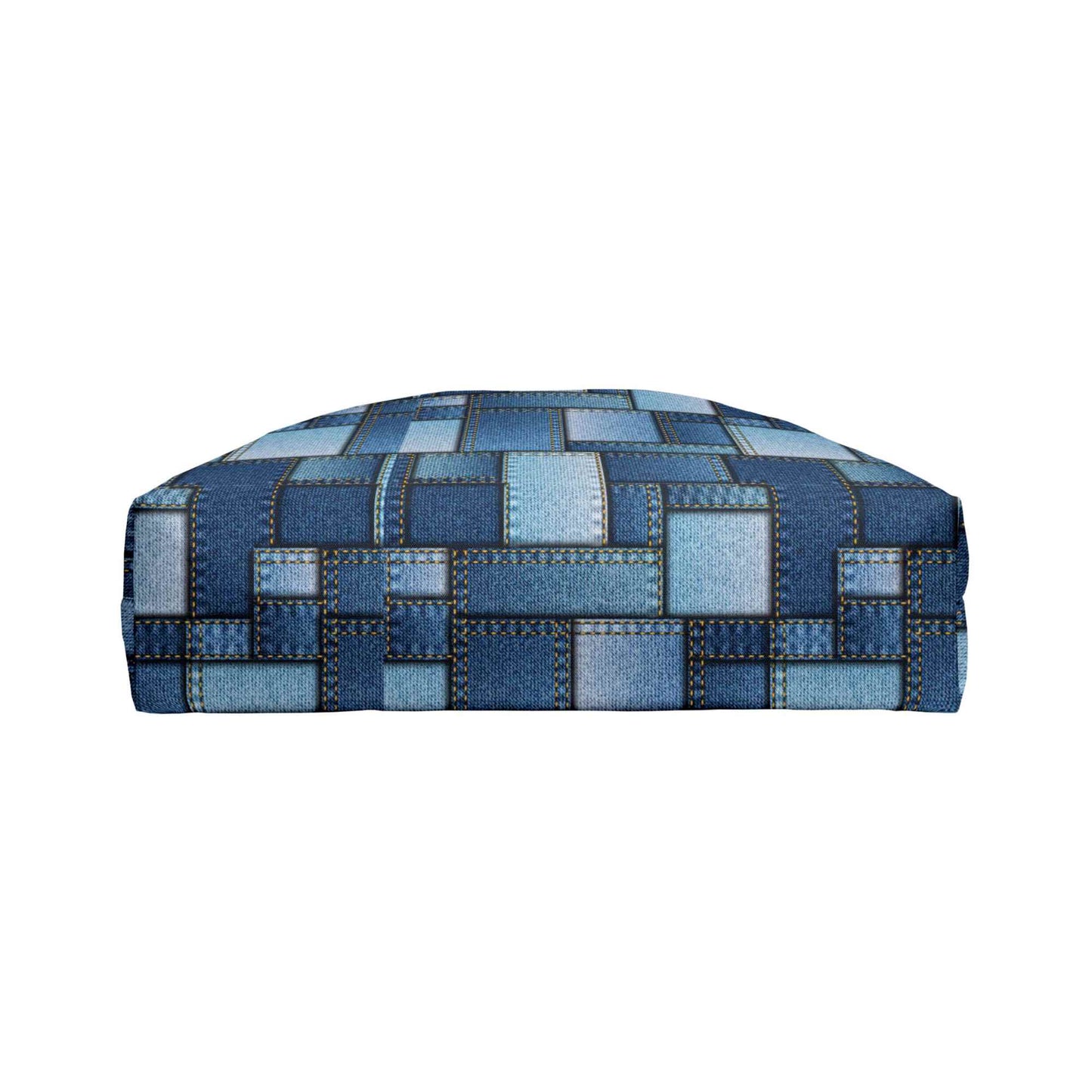 Denim Color Imitation Print Unisex Weekender Bag Spun Polyester 24x13 Canvas Bag 1