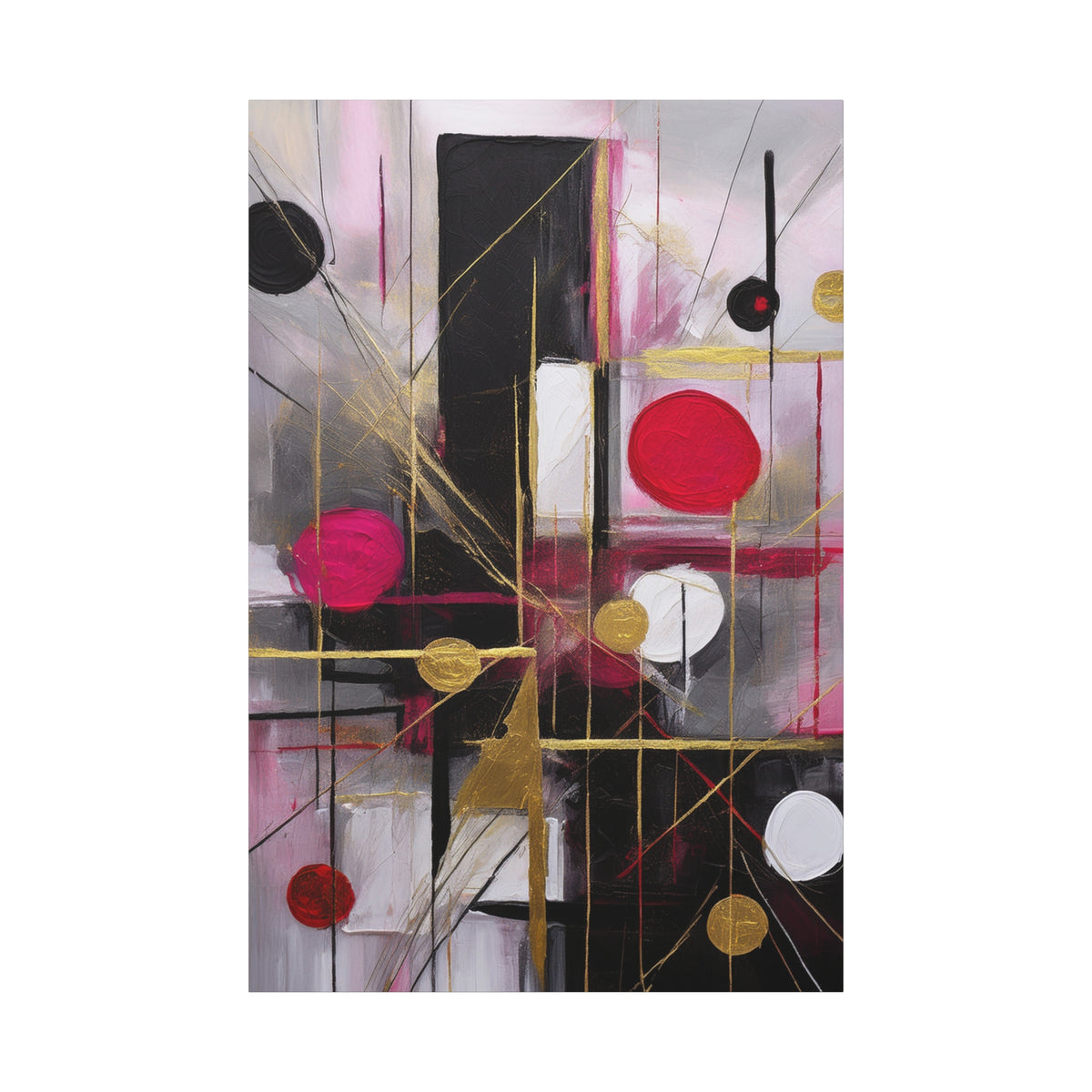 Abstract Oil Painting Print Canvas 20x24,20x30,24x30 24x32,24x36,30x40 32x48,36x48,40x60 Pine-Wood Inner Frame ABS-191