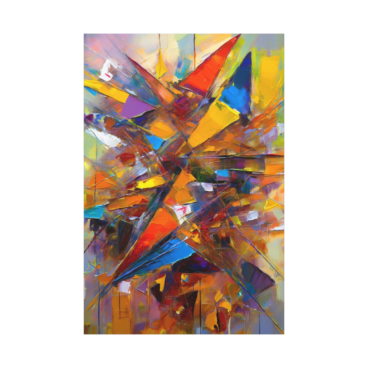 Abstract Oil Painting Print Canvas 20x24,20x30,24x30 24x32,24x36,30x40 32x48,36x48,40x60 Pine-Wood Inner Frame ABS-183