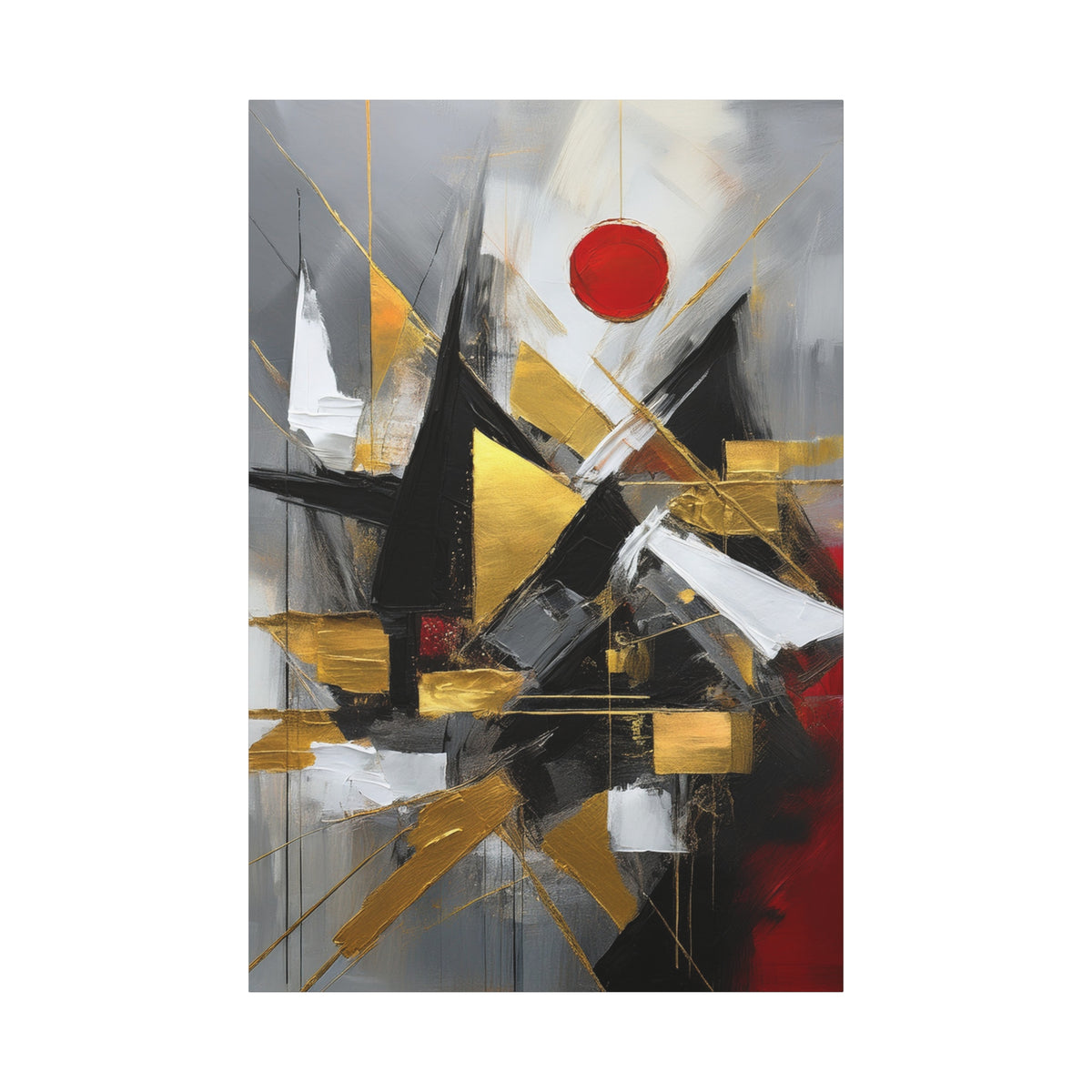 Abstract Oil Painting Print Canvas 20x24,20x30,24x30 24x32,24x36,30x40 32x48,36x48,40x60 Pine-Wood Inner Frame ABS-184