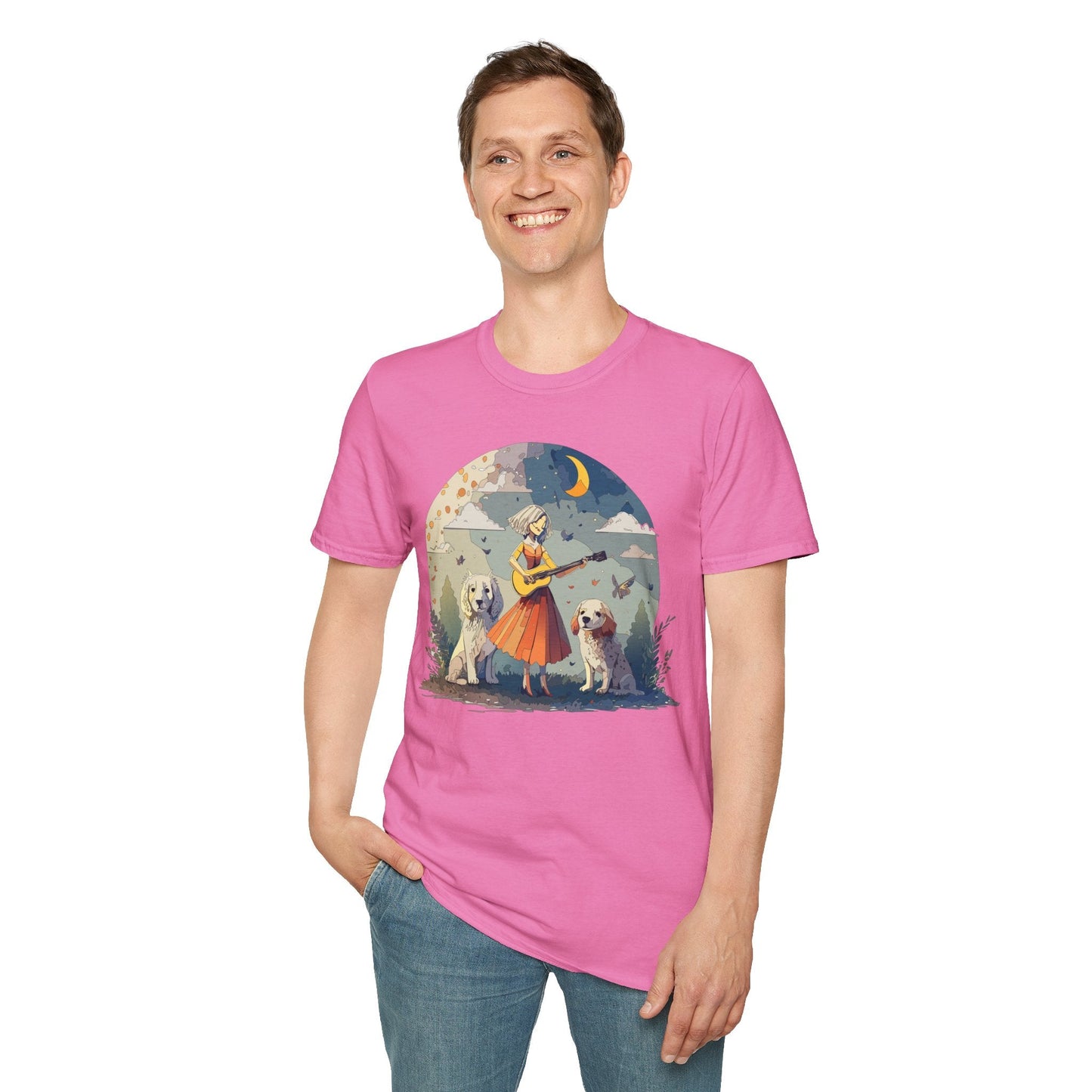 Womens Graphic T Shirts Art Design Tee Softstyle Gildan 64000 100 Percent Cotton