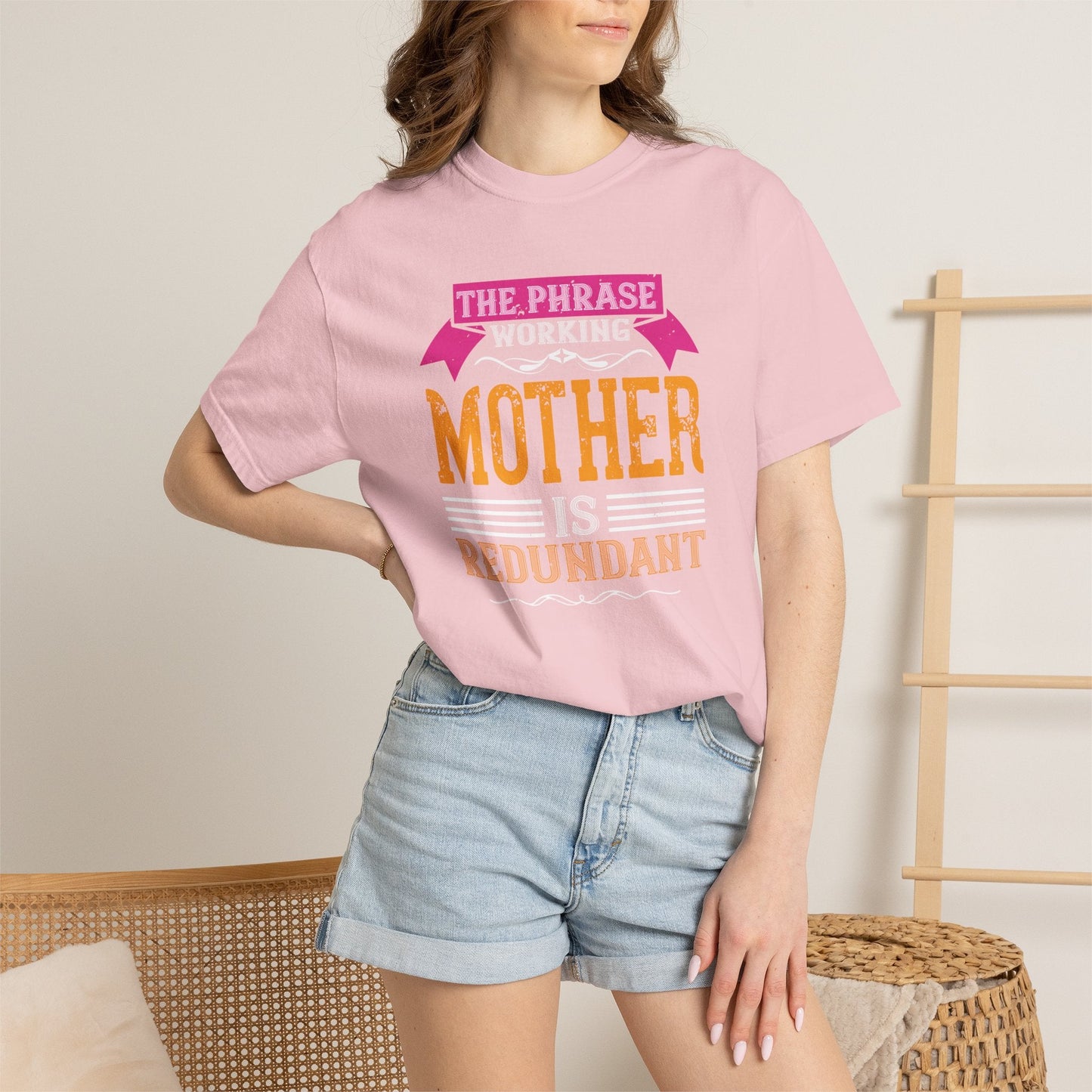 Mom T-shirt Mother Day Mama Tee Unisex Comfort Colors Garment-Dyed Cotton h94