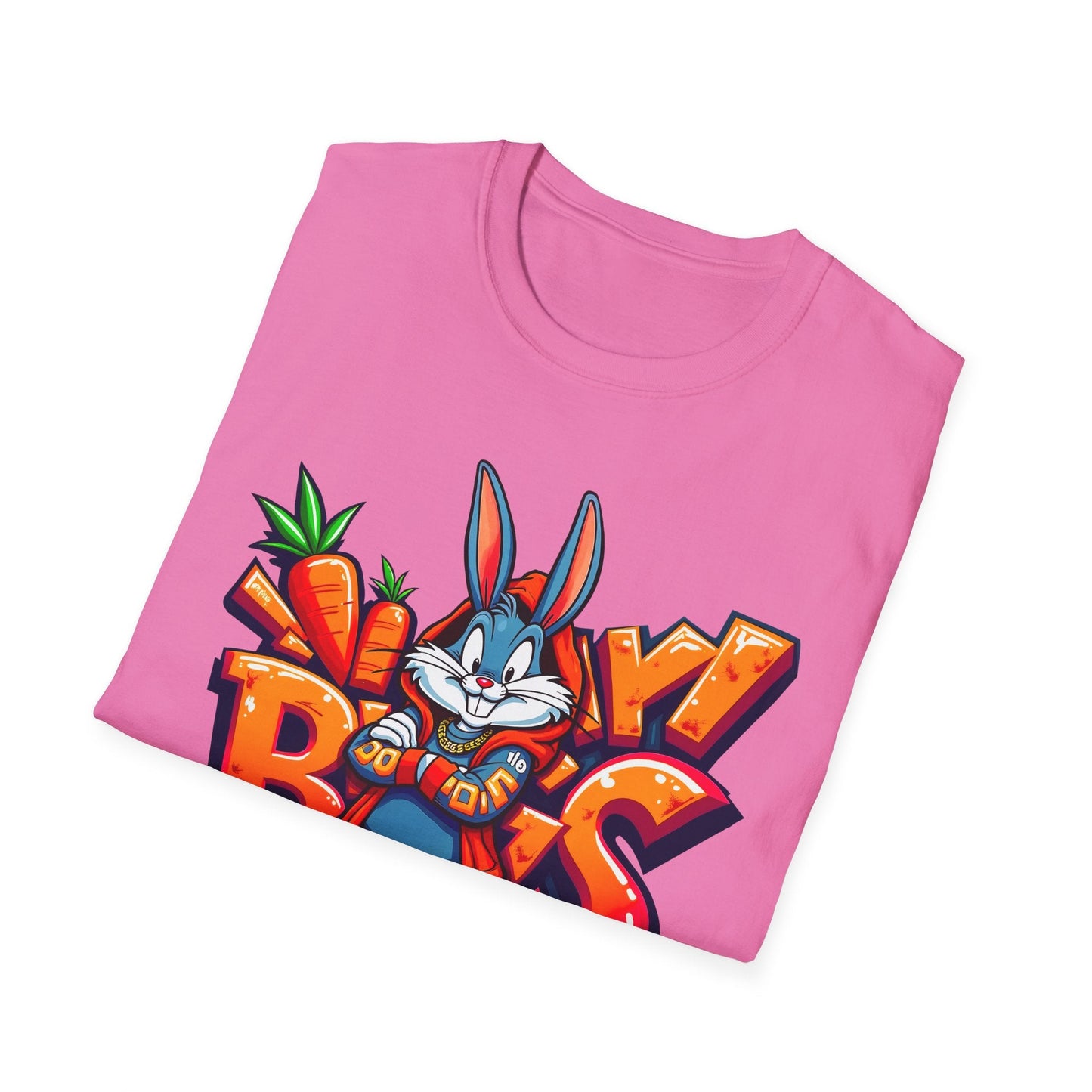 Funny Cartoon Animals T Shirt With Animation Design Unisex Softstyle Graphic Tee Gildan 64000