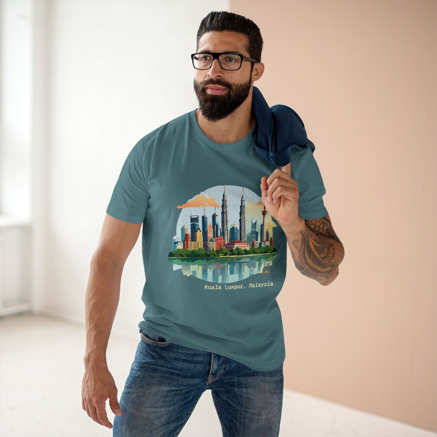 Kuala Lumpur Travel Graphic Unisex 100 Cotton Tee 43