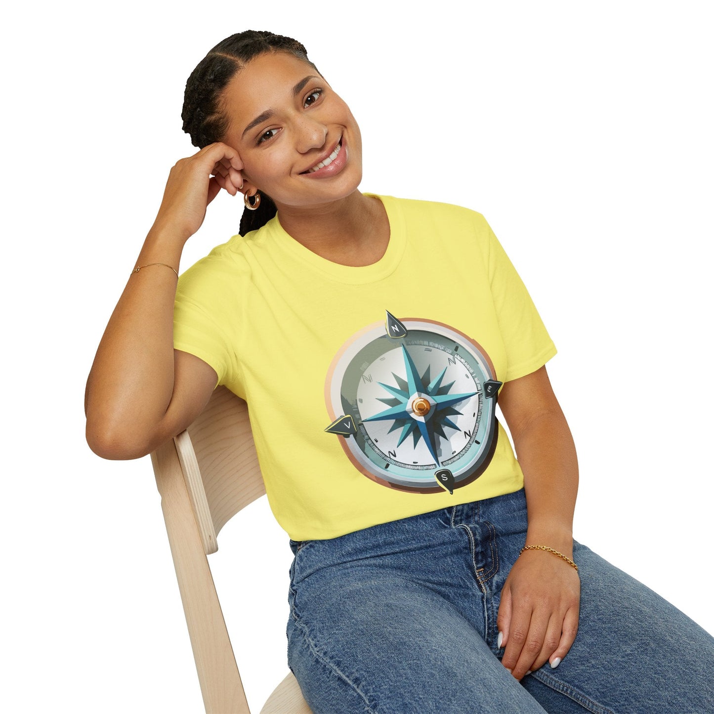 Compass Navigator Graphic Tee Unisex 100 Cotton 20