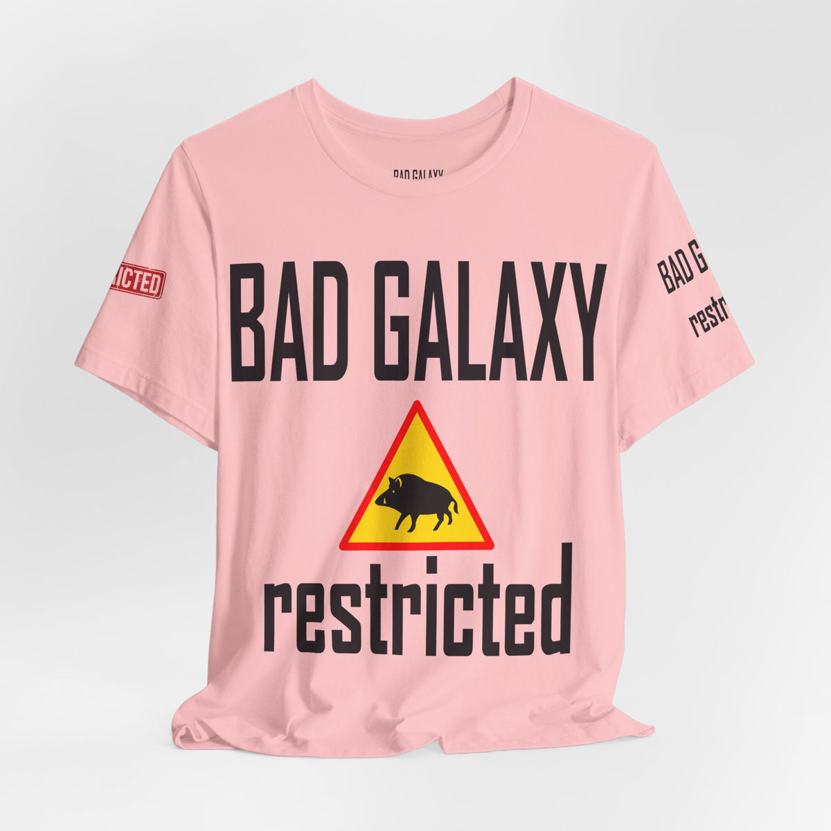 Art Red Stamp Graphic Unisex Cotton Bella+Canvas Tee with Art Design b95
