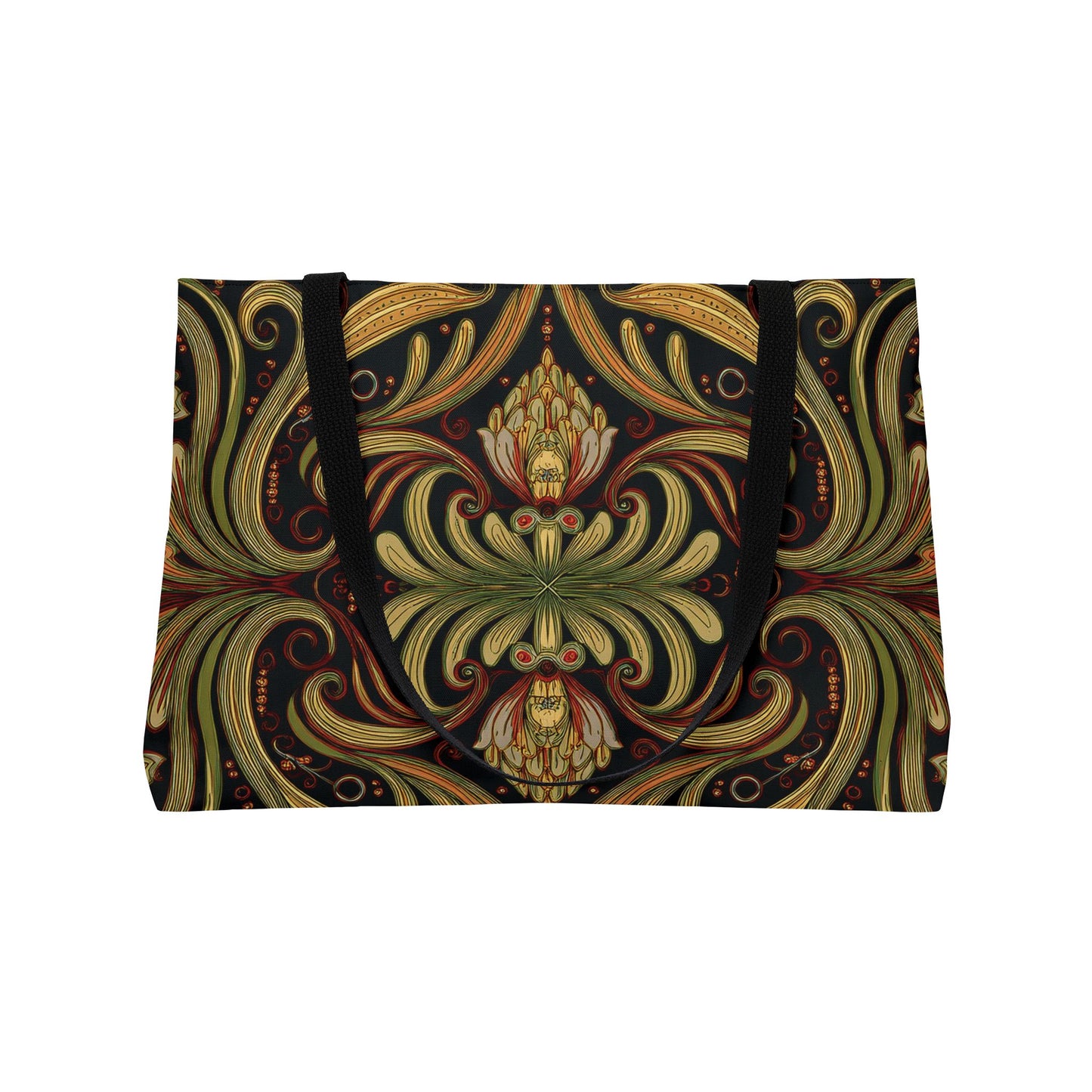 Ornament Print Big Bag Unisex Spun Poly 24x13 Canvas Art Bag OR-30