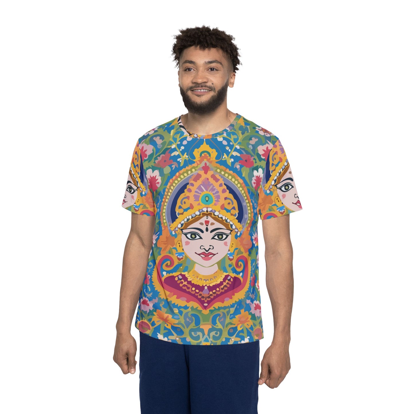 Unisex Floral Print Shirt, Shirt with Floral Print