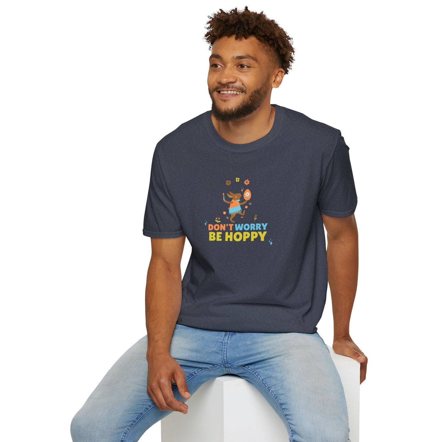 Easter Day T Shirt With Signature Art Design Unisex Softstyle Tee 64000 By Gildan