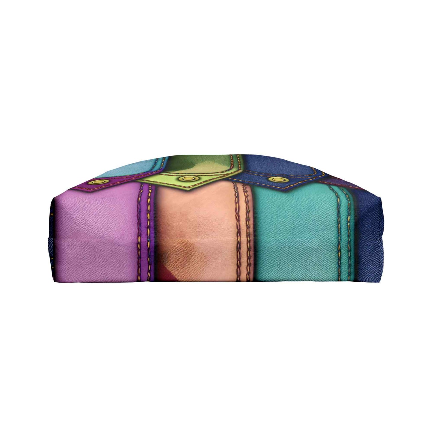 Denim Color Imitation Print Unisex Yoga Bag Spun Polyester 24x13 Canvas Gym Bag 47