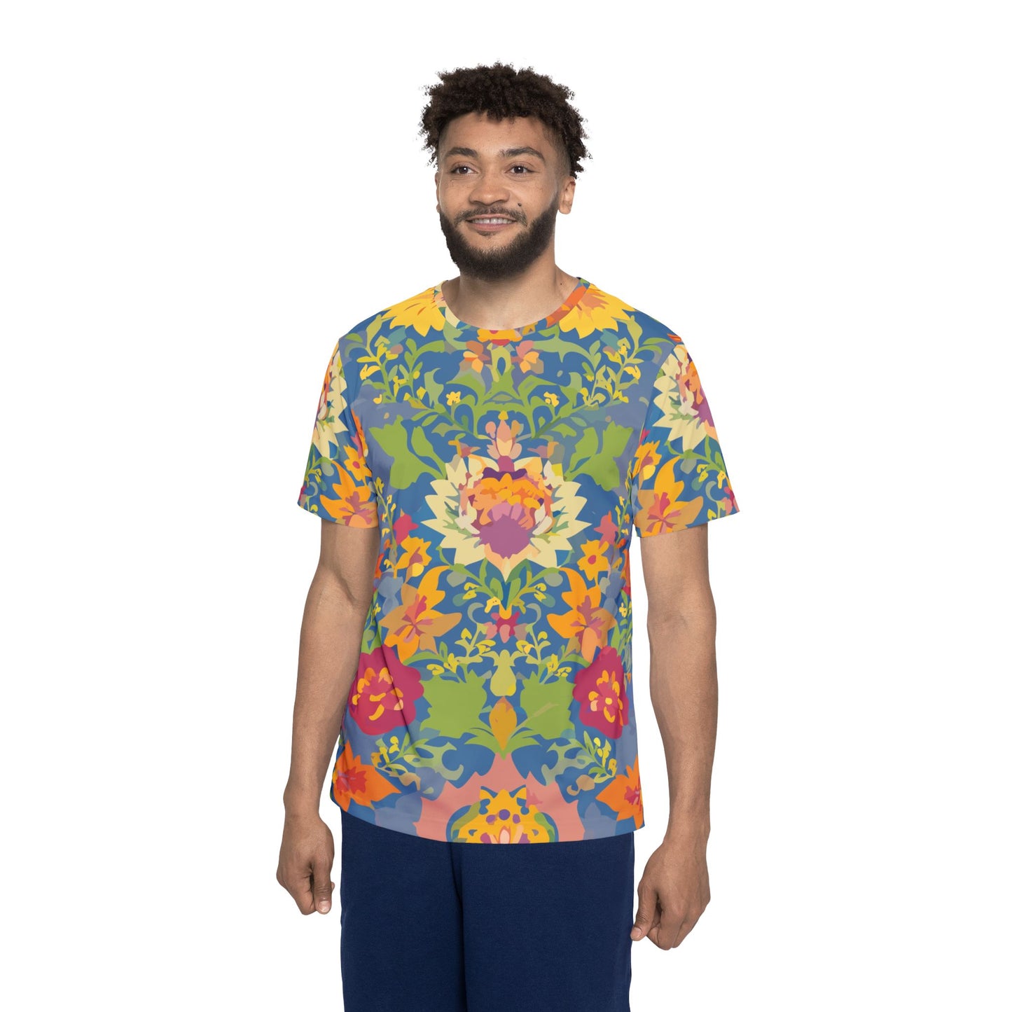 Unisex Floral Print Shirt, Shirt with Floral Print