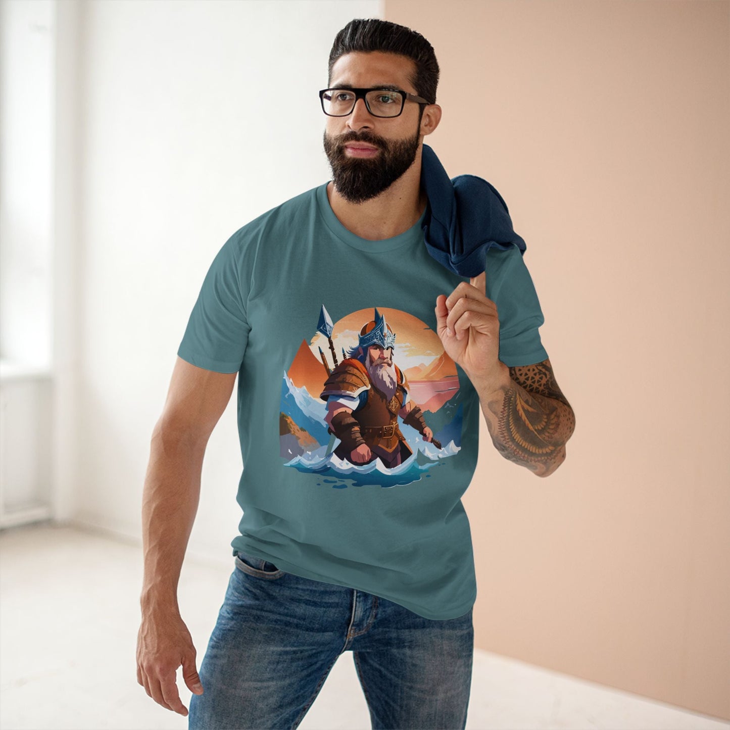 Viking Graphic Unisex 100 Cotton Staple Tee 26