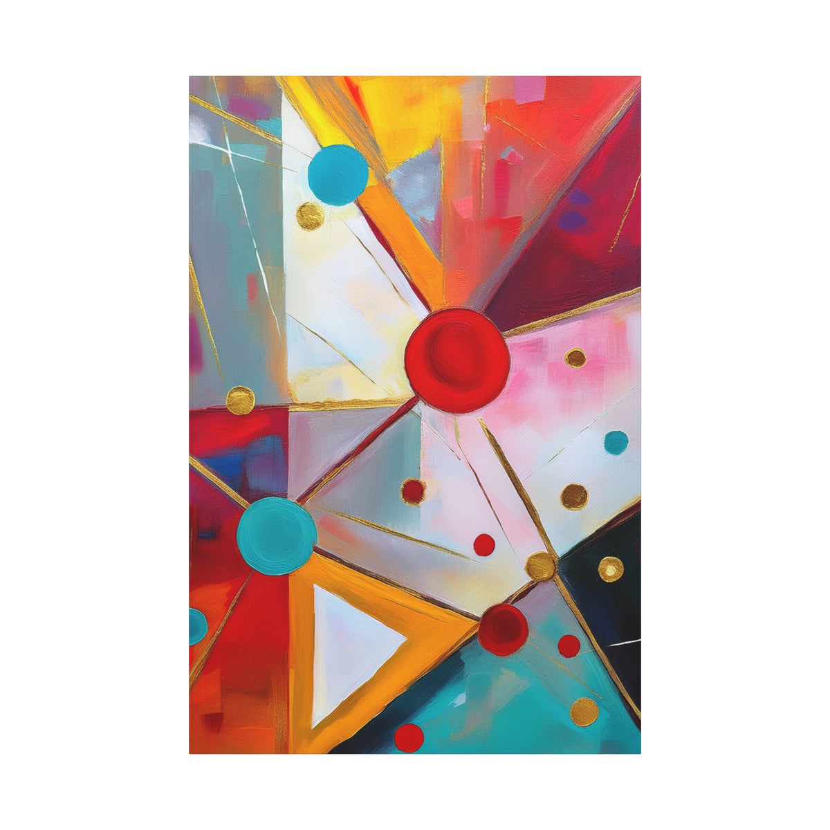 Abstract Oil Painting Print Canvas 20x24,20x30,24x30 24x32,24x36,30x40 32x48,36x48,40x60 Pine-Wood Inner Frame ABS-176