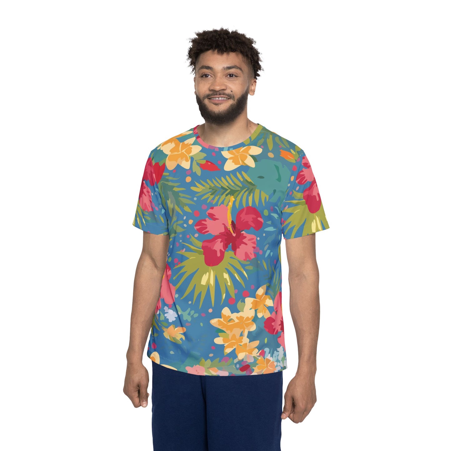 Unisex Floral Print Shirt, Shirt with Floral Print