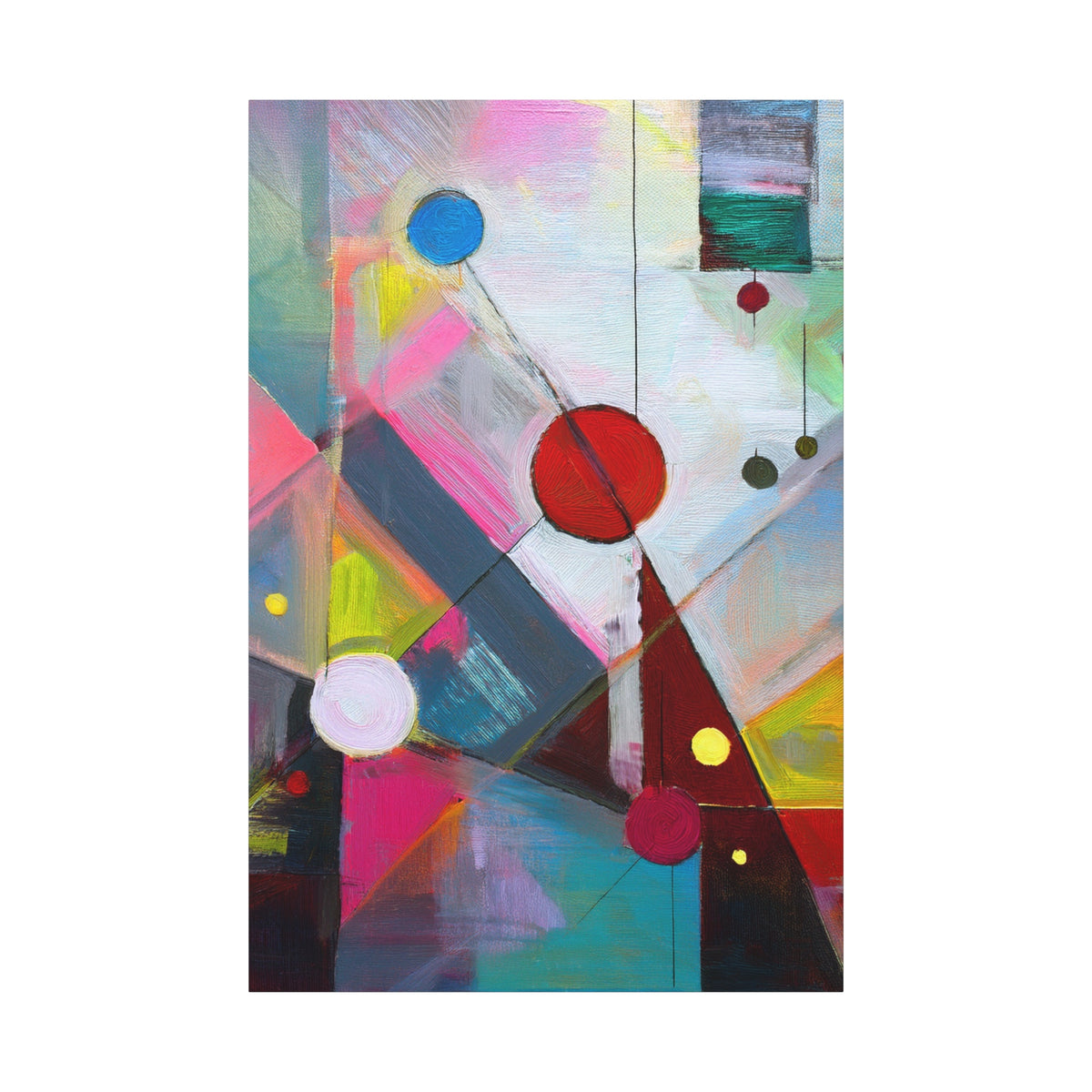 Abstract Oil Painting Print Canvas 20x24,20x30,24x30 24x32,24x36,30x40 32x48,36x48,40x60 Pine-Wood Inner Frame ABS-169