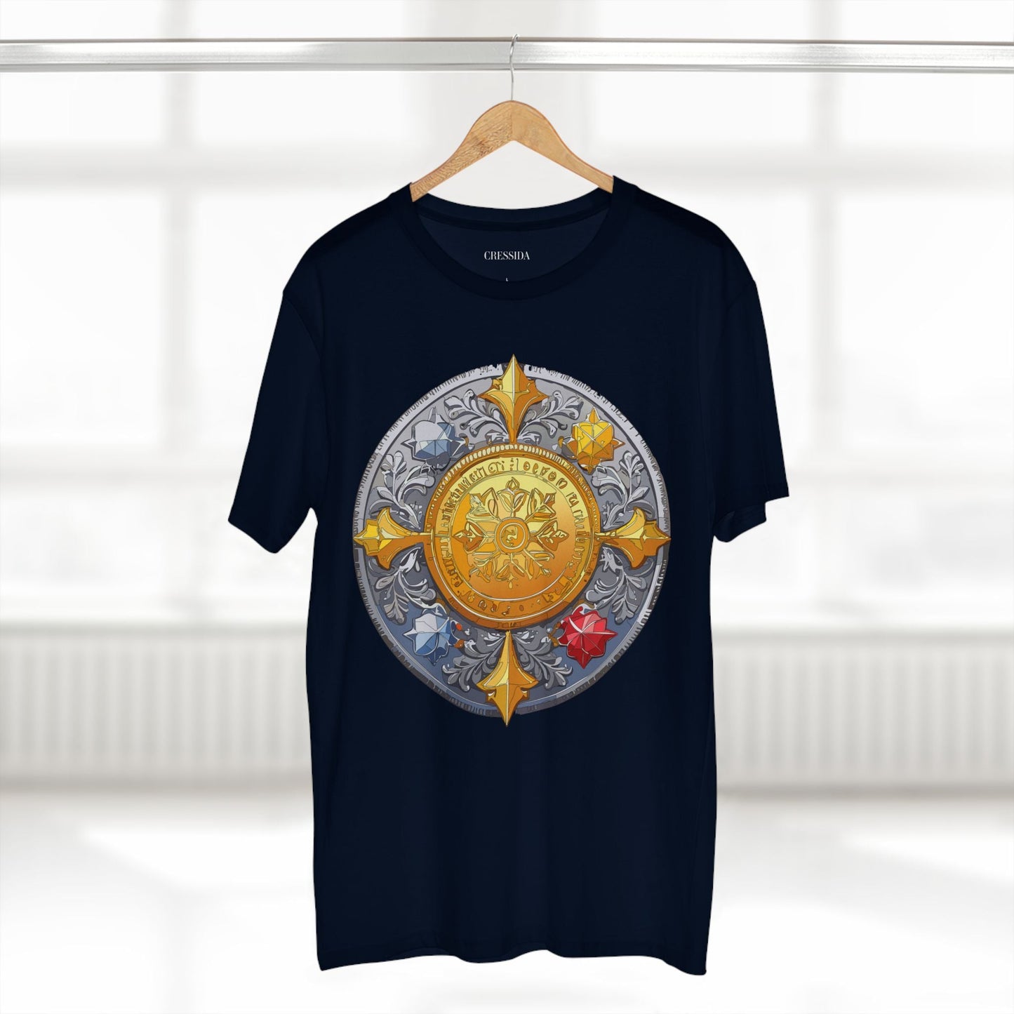 Antique Gold Coin Graphic Design T-Shirt Unisex 100 Cotton With Golden Print Artwork Tee 2