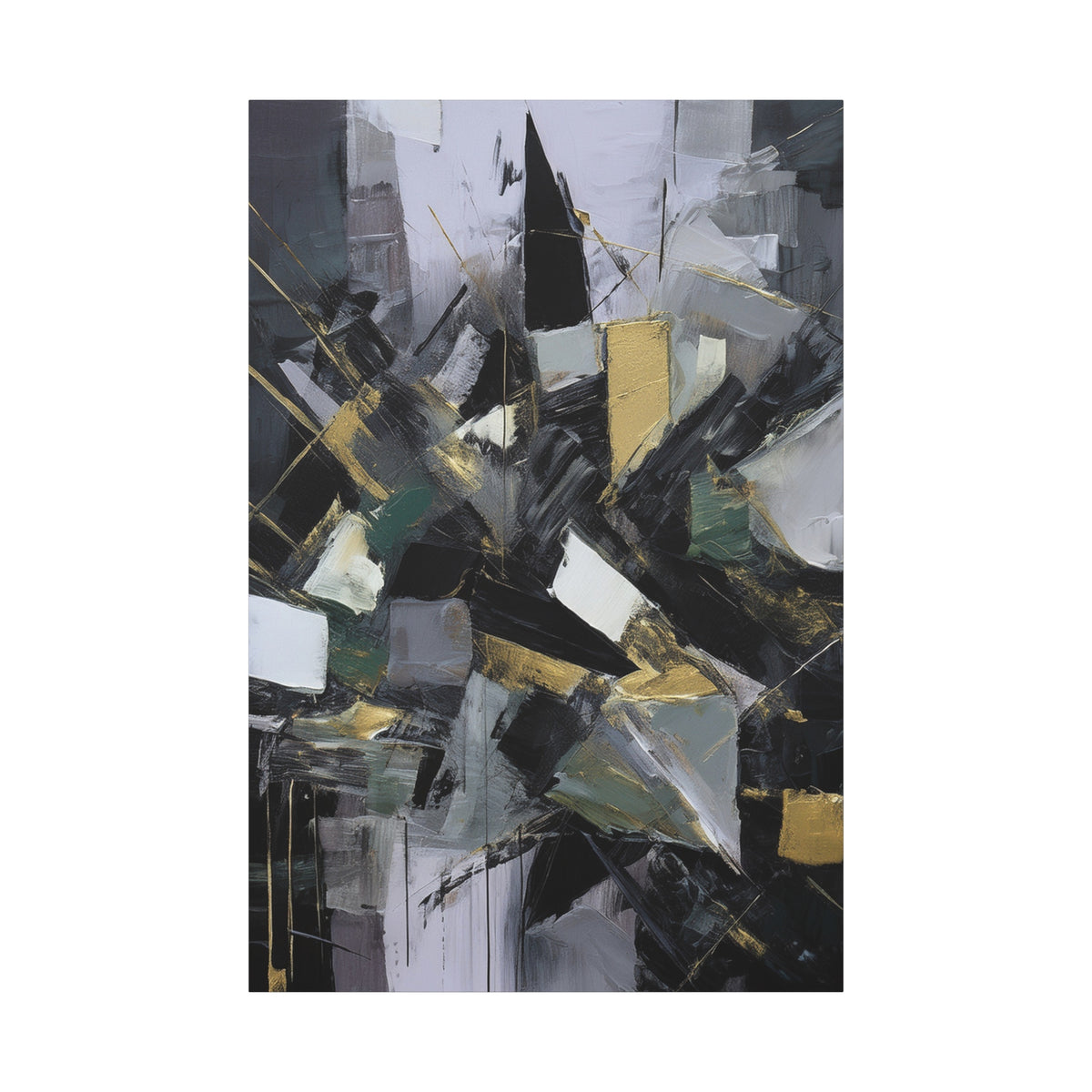 Abstract Oil Painting Print Canvas 20x24,20x30,24x30 24x32,24x36,30x40 32x48,36x48,40x60 Pine-Wood Inner Frame ABS-219