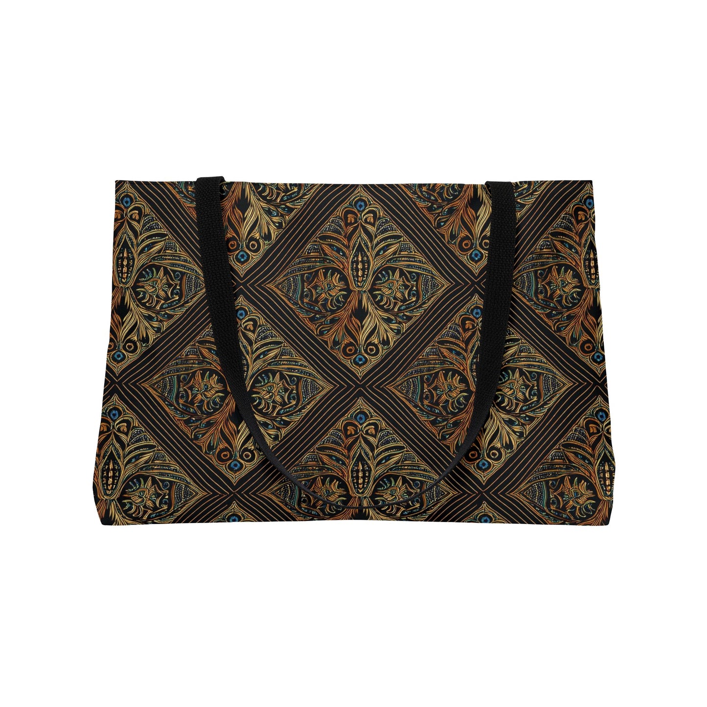 Ornament Print Big Bag Unisex Spun Poly 24x13 Canvas Art Bag OR-38