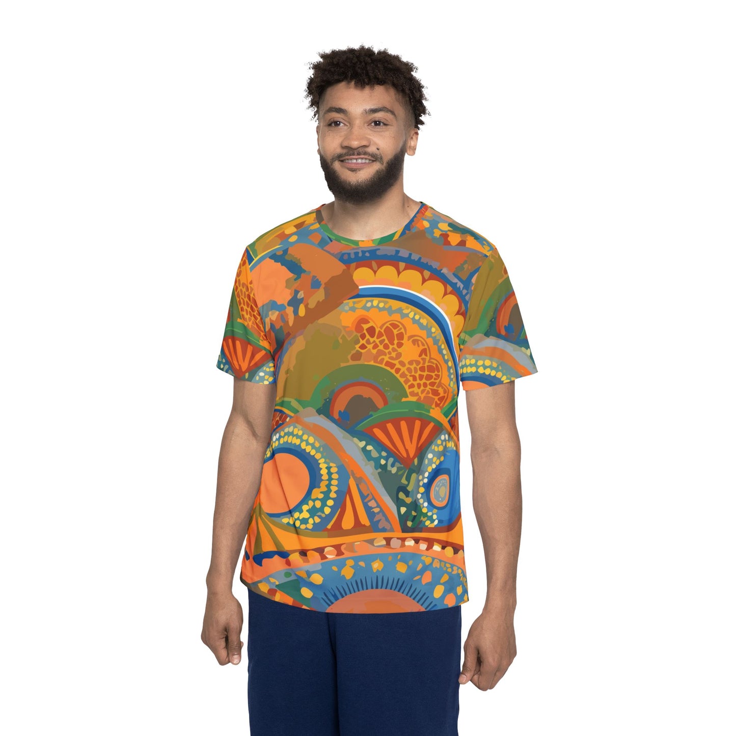 Unisex Abstract Shirt, Shirt with Abstract Print