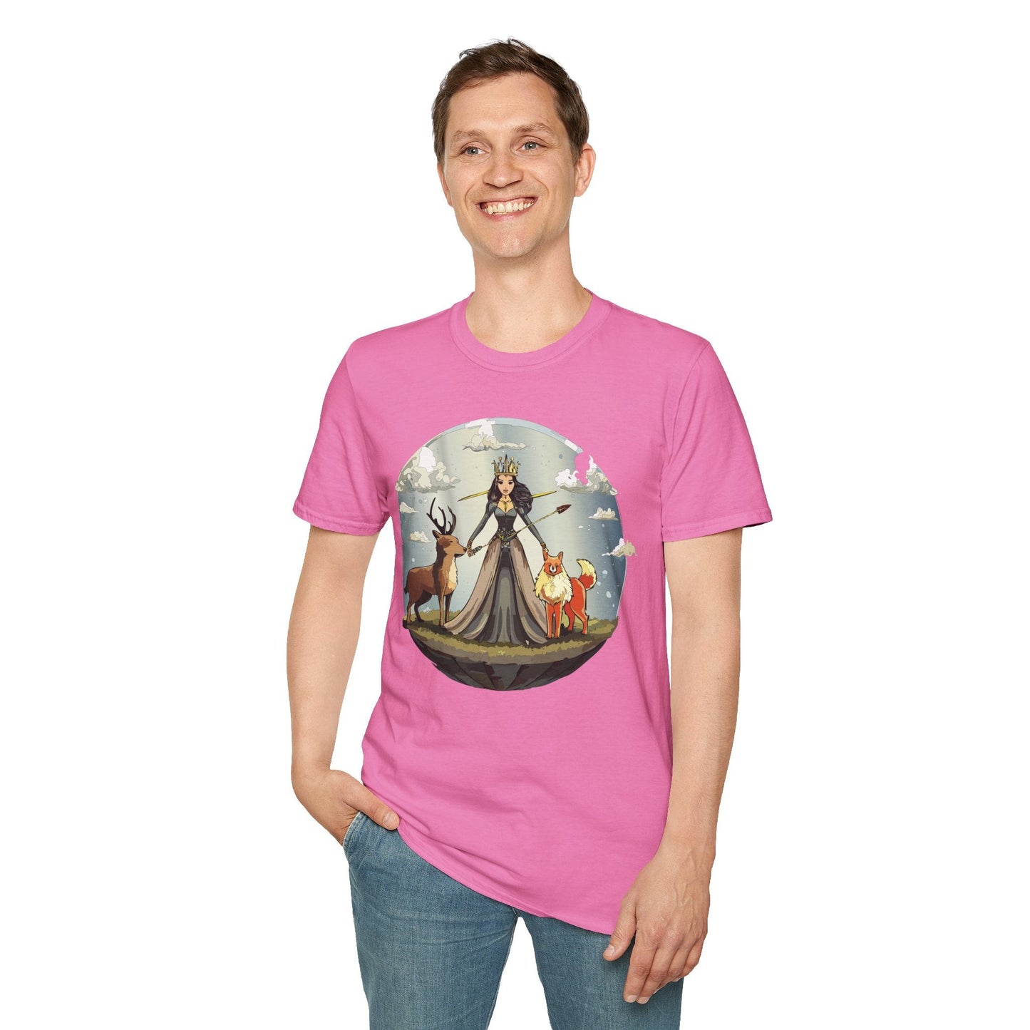 Womens Graphic T Shirt Art Design Tee Softstyle Gildan 64000 Cotton Comfort Fit Casual Wear