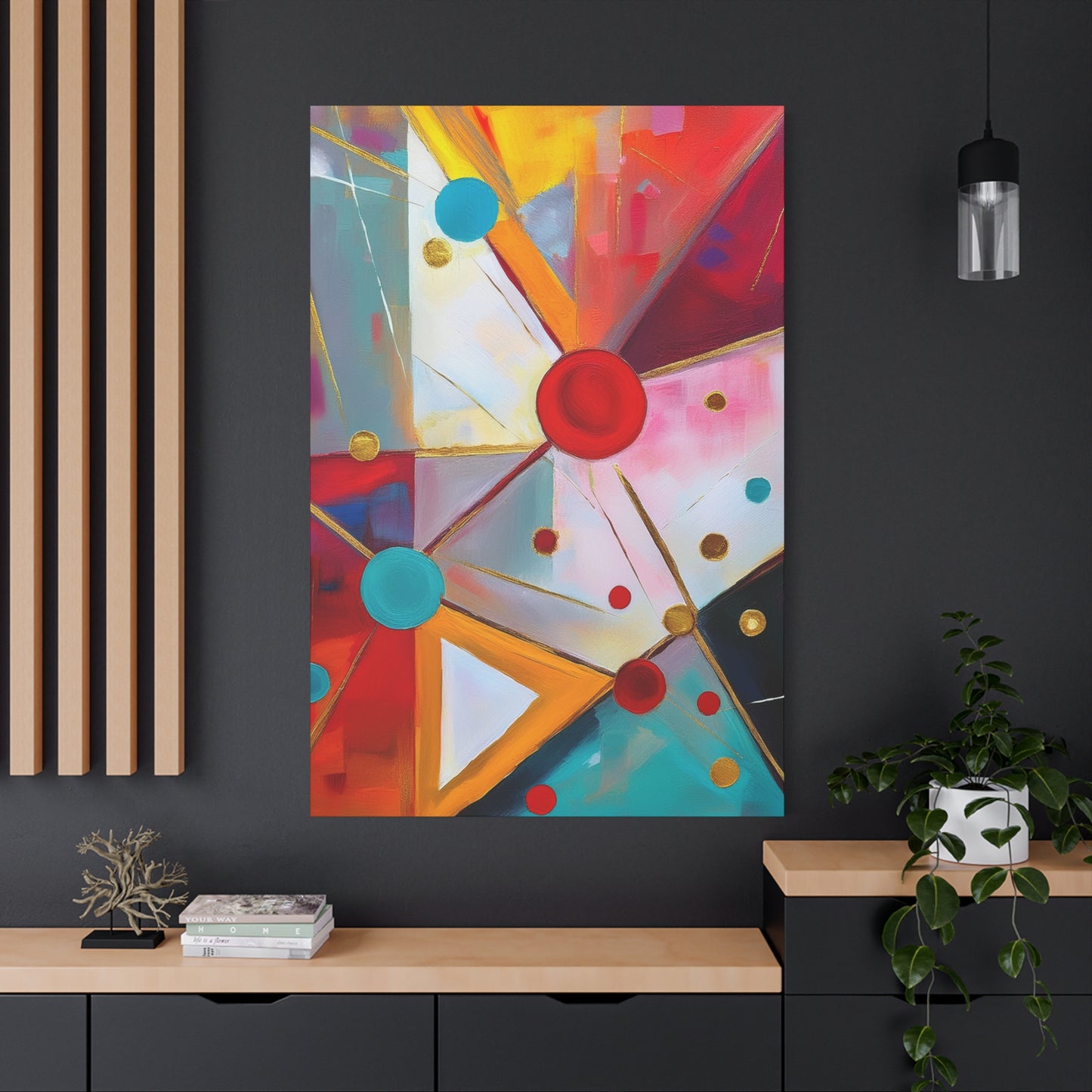 Abstract Oil Painting Print Canvas 20x24,20x30,24x30 24x32,24x36,30x40 32x48,36x48,40x60 Pine-Wood Inner Frame ABS-176