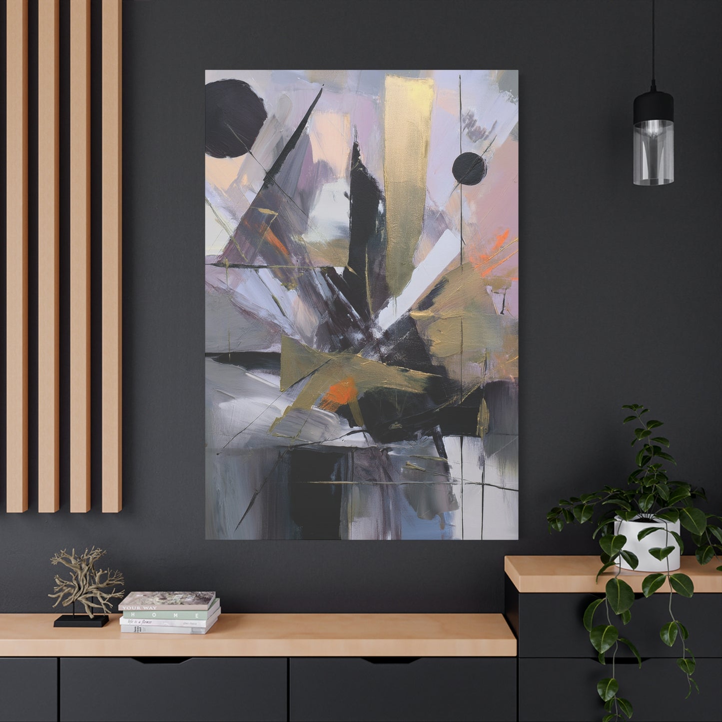 Abstract Oil Painting Print Canvas 20x24,20x30,24x30 24x32,24x36,30x40 32x48,36x48,40x60 Pine-Wood Inner Frame ABS-211