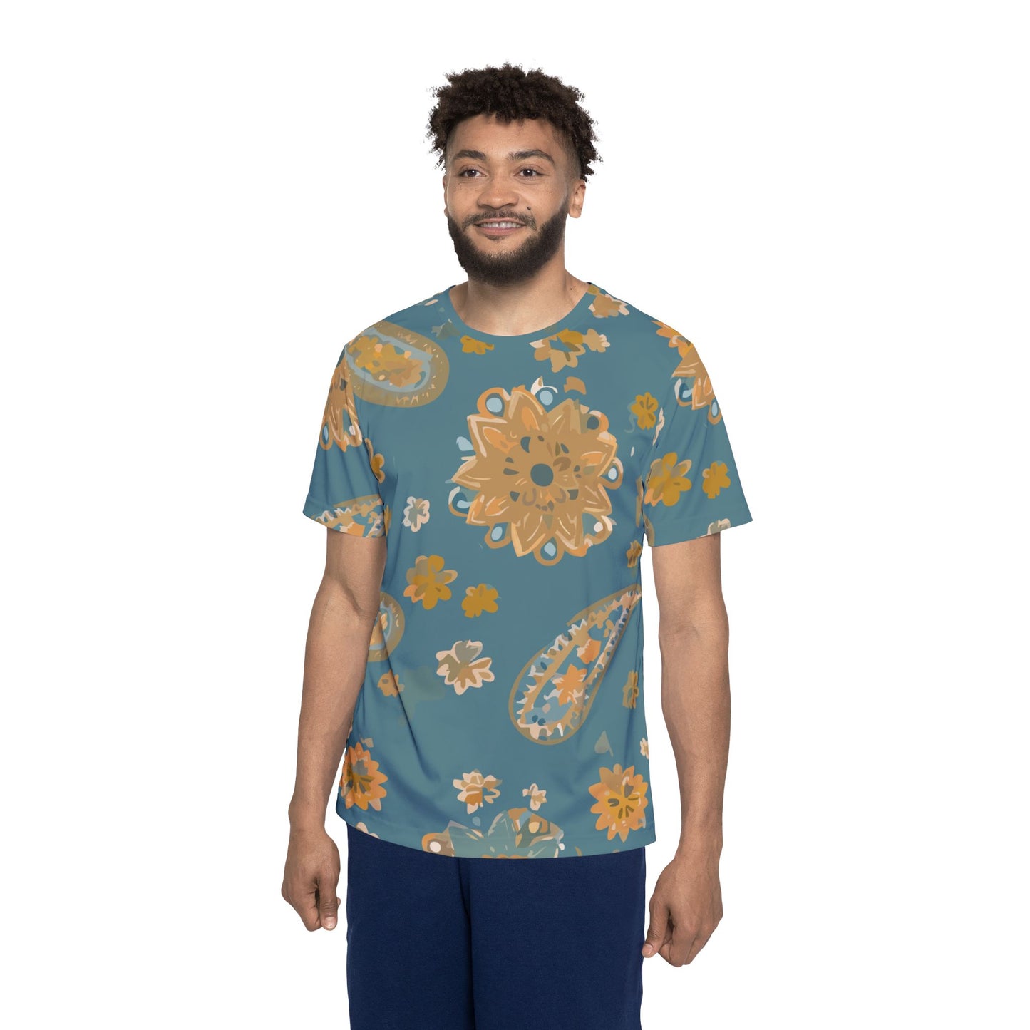 Unisex Floral Print Shirt, Shirt with Floral Print