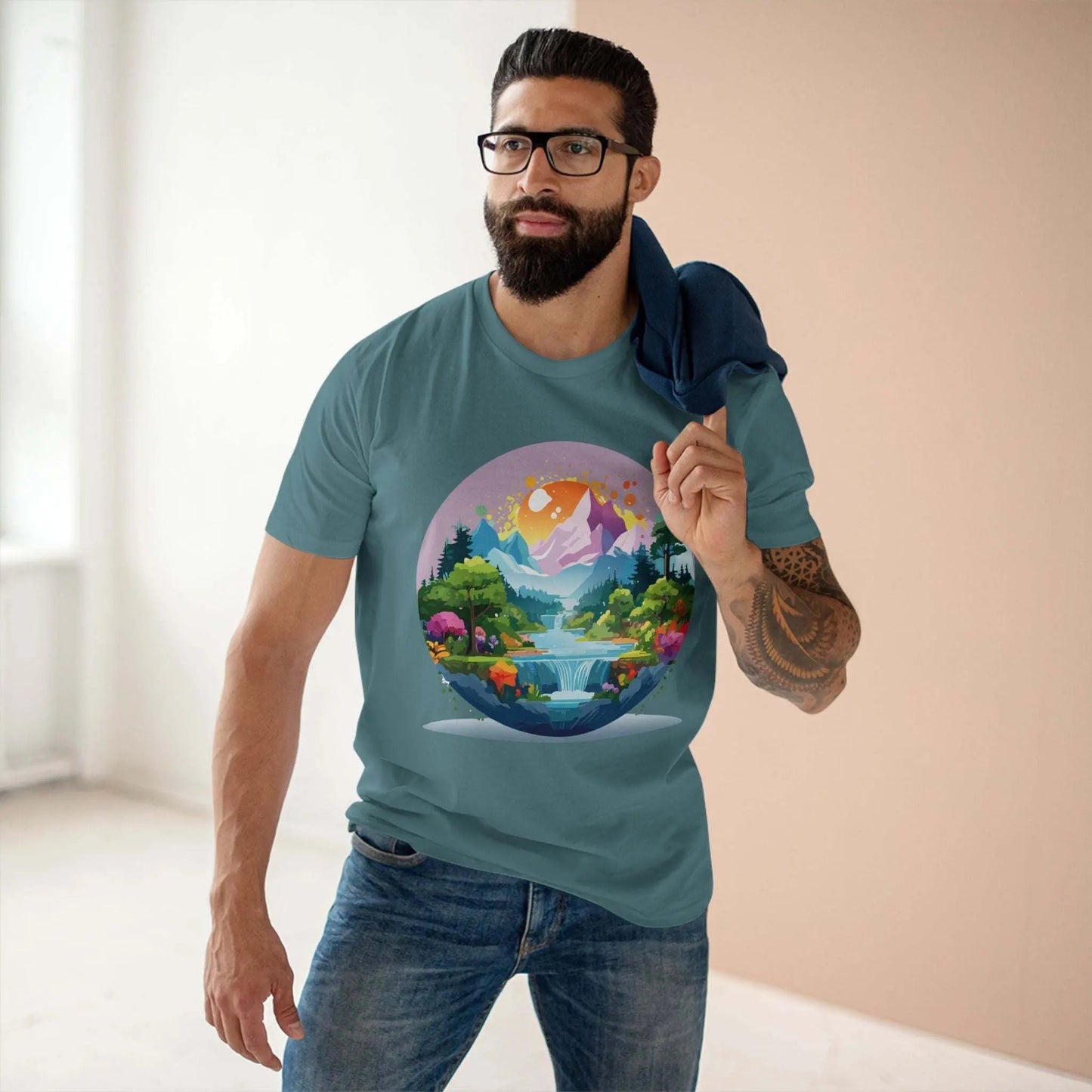 Fantasy Graphic Unisex 100 Cotton Staple Tee 6