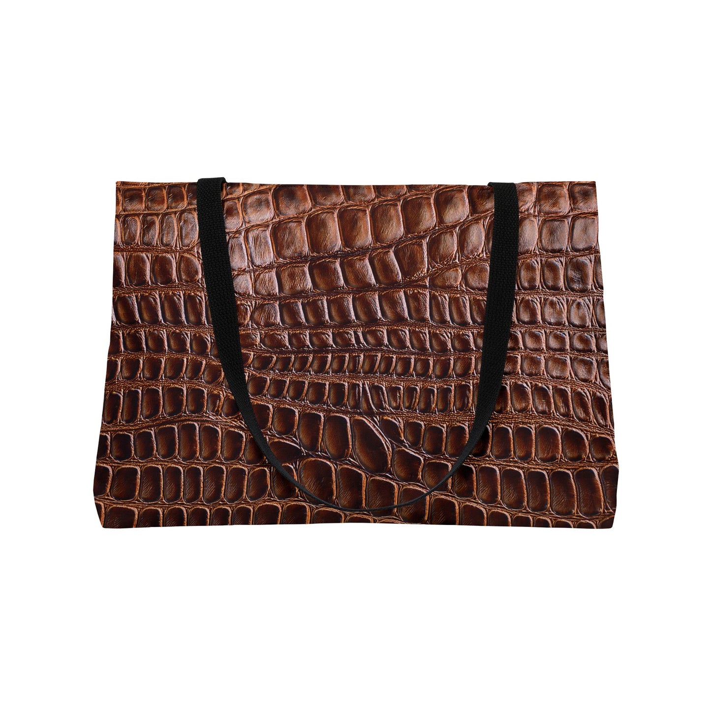 Leather Print imitation Big Bag 100% Spun Poly 24x13 Canvas Art Bag-14