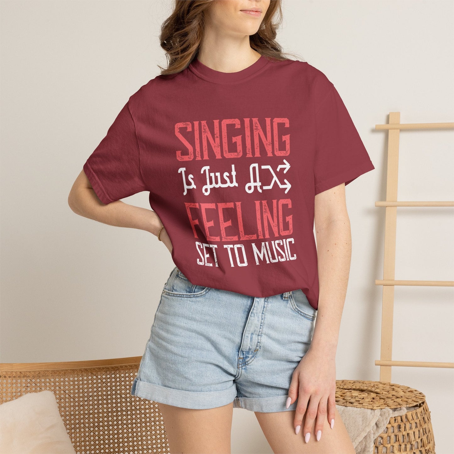 Music Graphic Design Unisex Cotton T-shirt m43