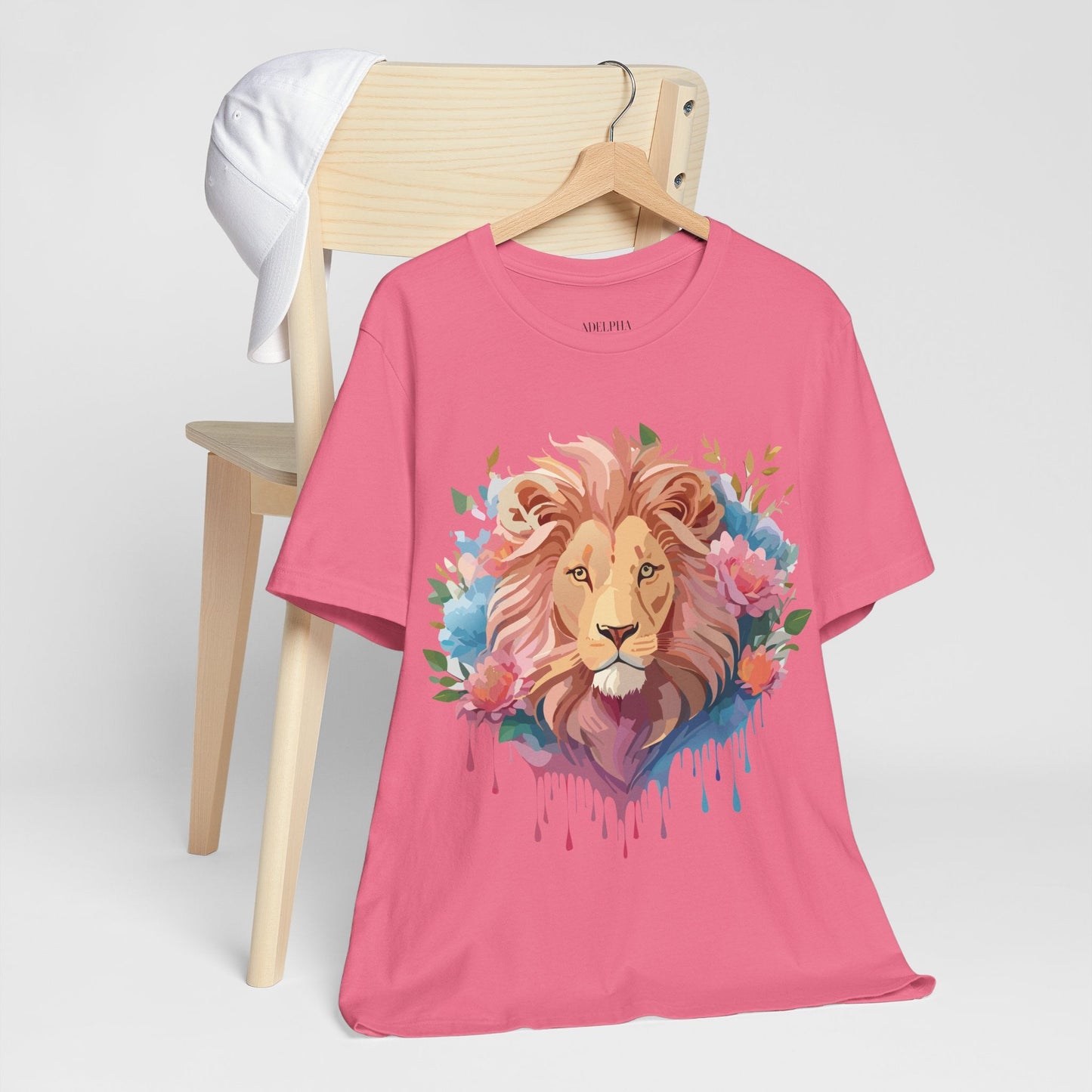 Lion Graphic Unisex 100 Cotton Vintage Animal Artwork Tee 13