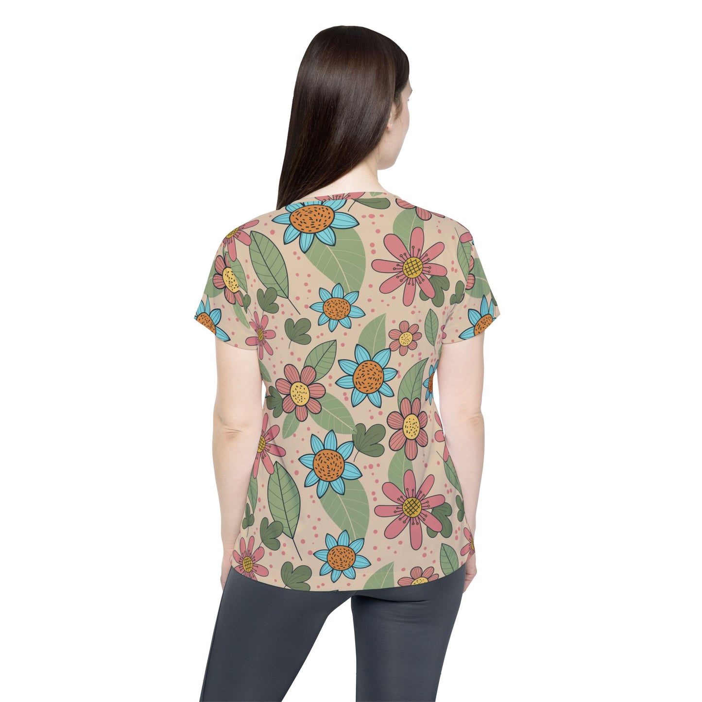 Floral Print Shirt, Shirt with Flowers