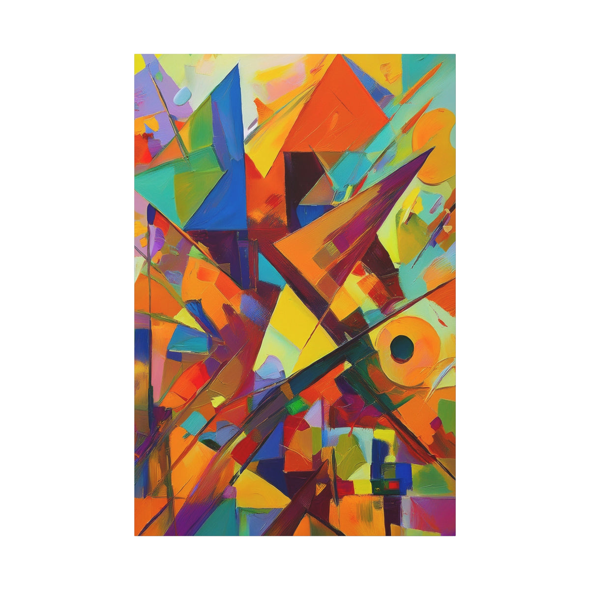 Abstract Oil Painting Print Canvas 20x24,20x30,24x30 24x32,24x36,30x40 32x48,36x48,40x60 Pine-Wood Inner Frame ABS-182