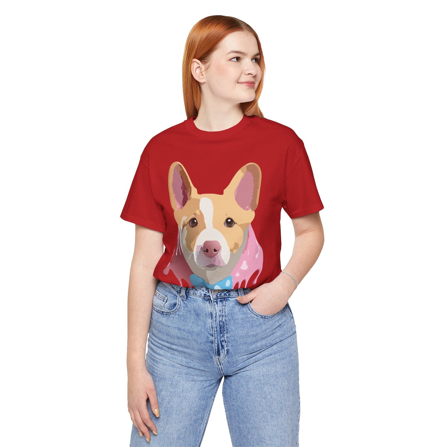 Adelpha Graphic Dog Shirt Unisex Vintage Inspired Tee Short Sleeve Comfort Wear Everyday