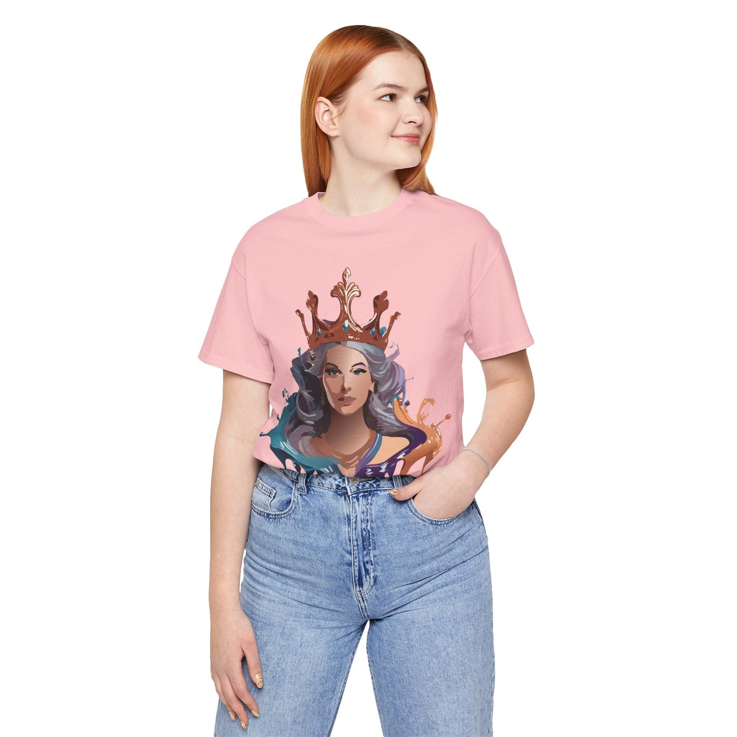 Queen Woman Portrait Graphic Unisex 100 Cotton Vintage Artwork Tee 15