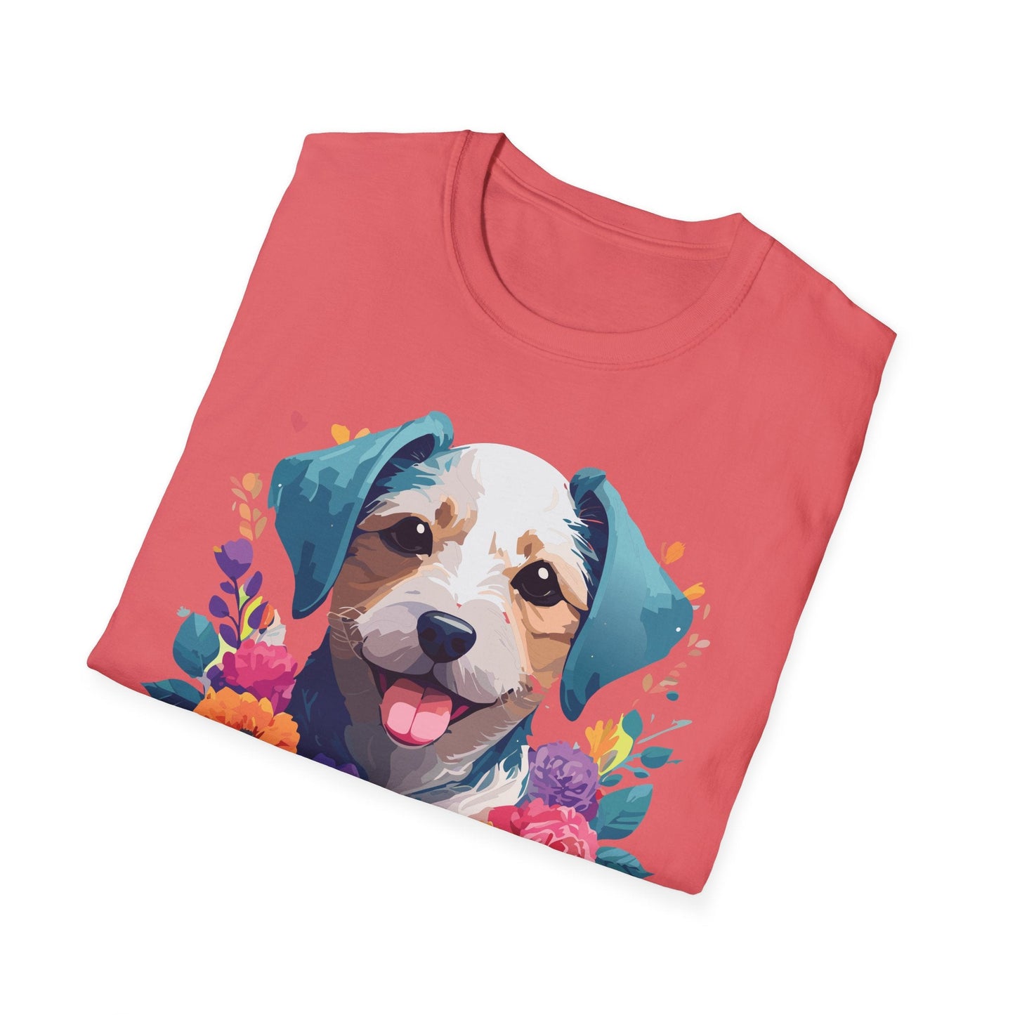 Dog Shirt Unisex Animal Tee Softstyle 64000 Gildan RingSpun Cotton