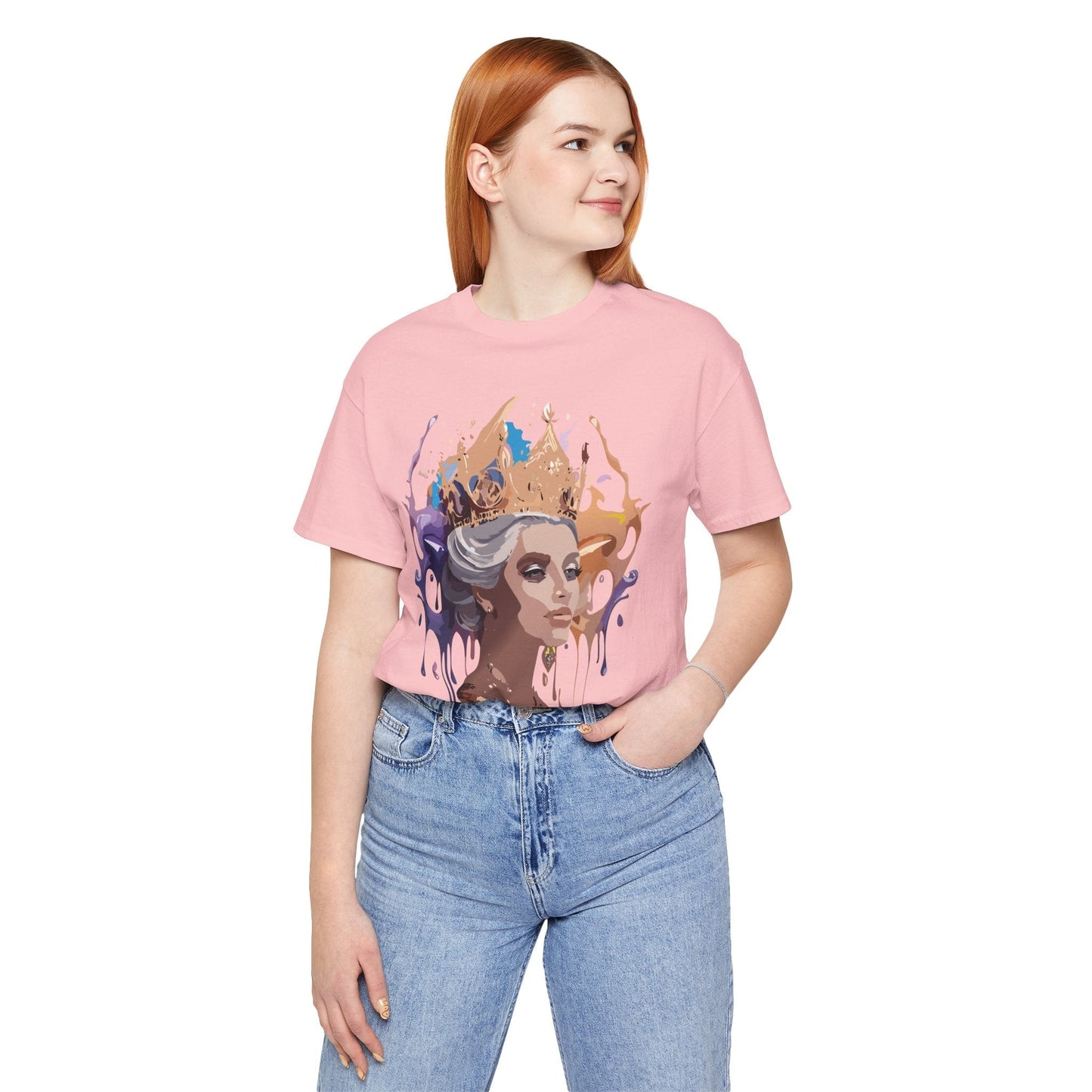 Queen Woman Portrait Graphic Unisex 100 Cotton Vintage Artwork Tee 21