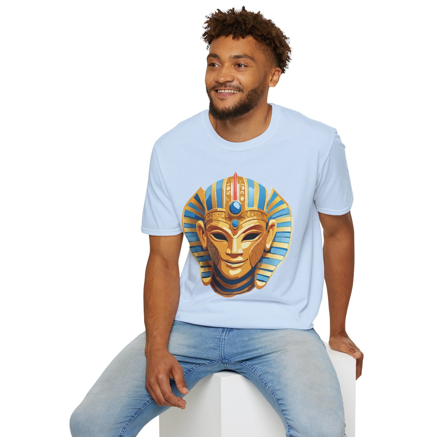 Mask Tee Shirt Unisex Masquerade Tee Softstyle Ring Spun Cotton Comfort For Everyday Wear