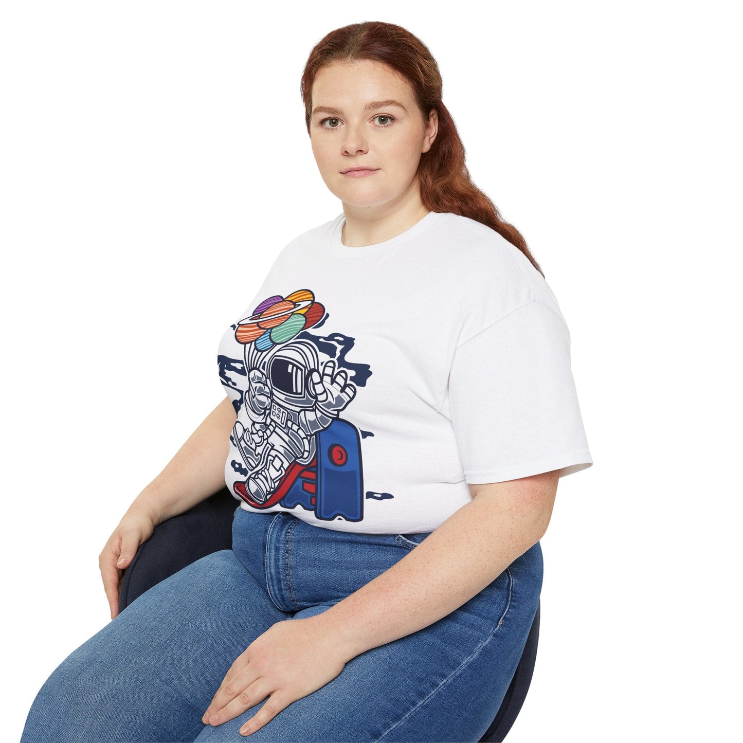 Astronaut Graphic Unisex 100 Cotton Tee 5