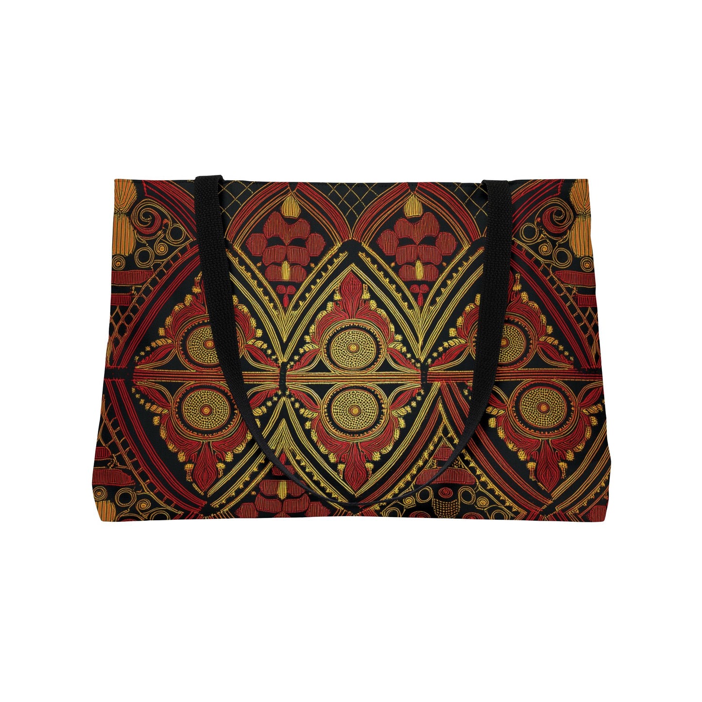 Ornament Print Big Bag Unisex Spun Poly 24x13 Canvas Art Bag OR-39