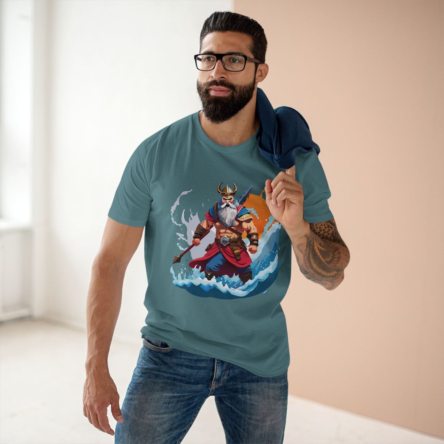Viking Graphic Unisex 100 Cotton Staple Tee 16