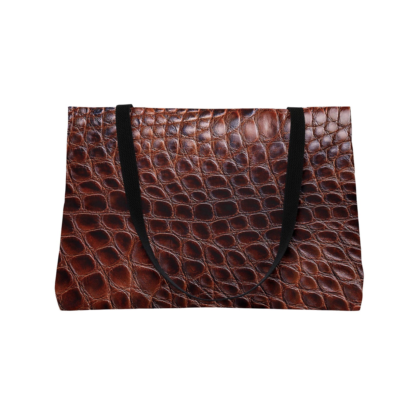 Leather Print imitation Big Bag 100% Spun Poly 24x13 Canvas Art Bag-12