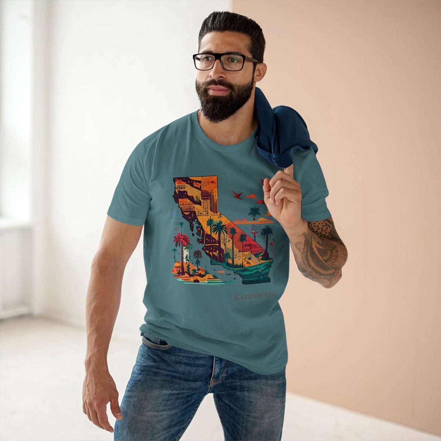 California State Graphic Unisex 100 Cotton Tee 14