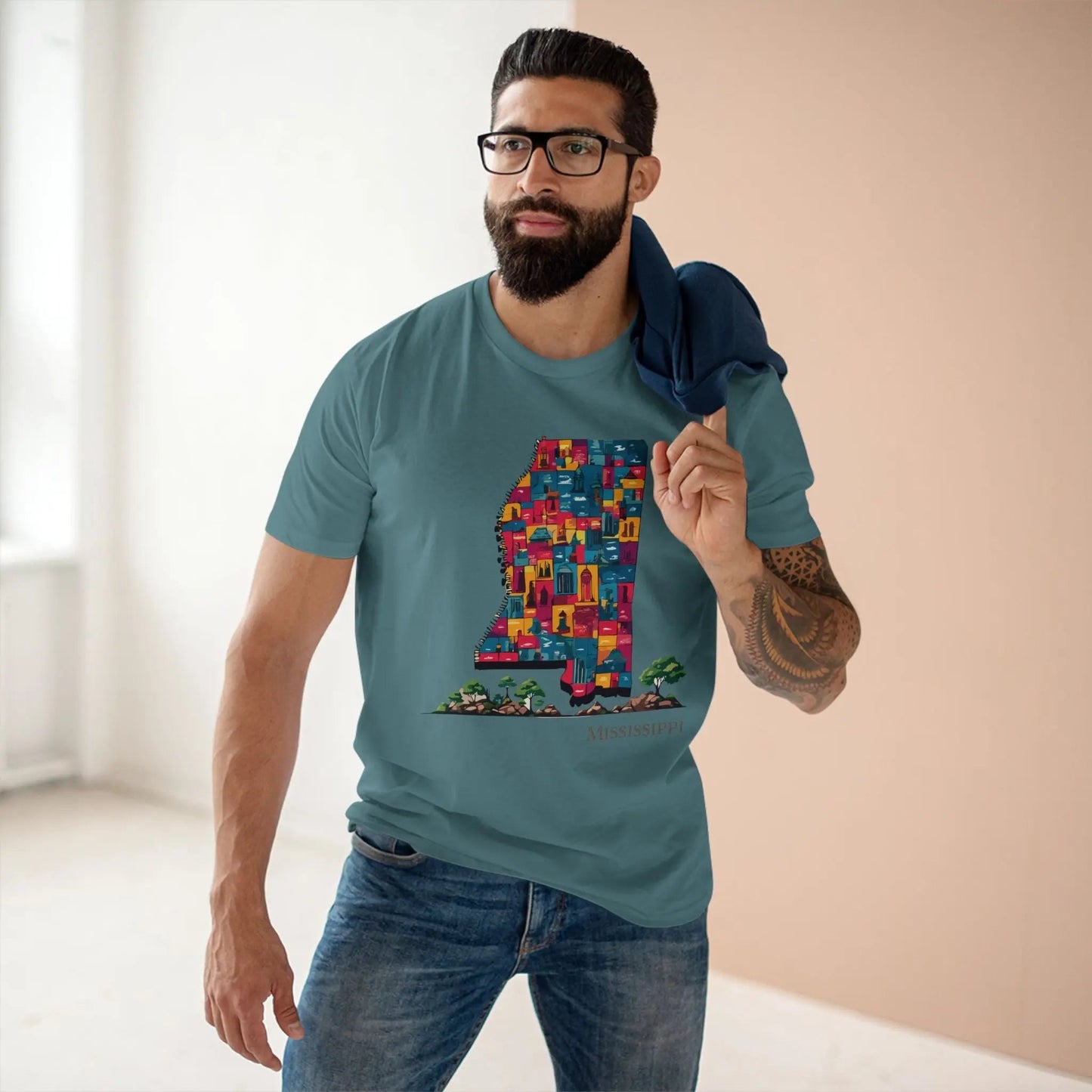 Mississippi State Graphic Unisex 100 Cotton Tee 71