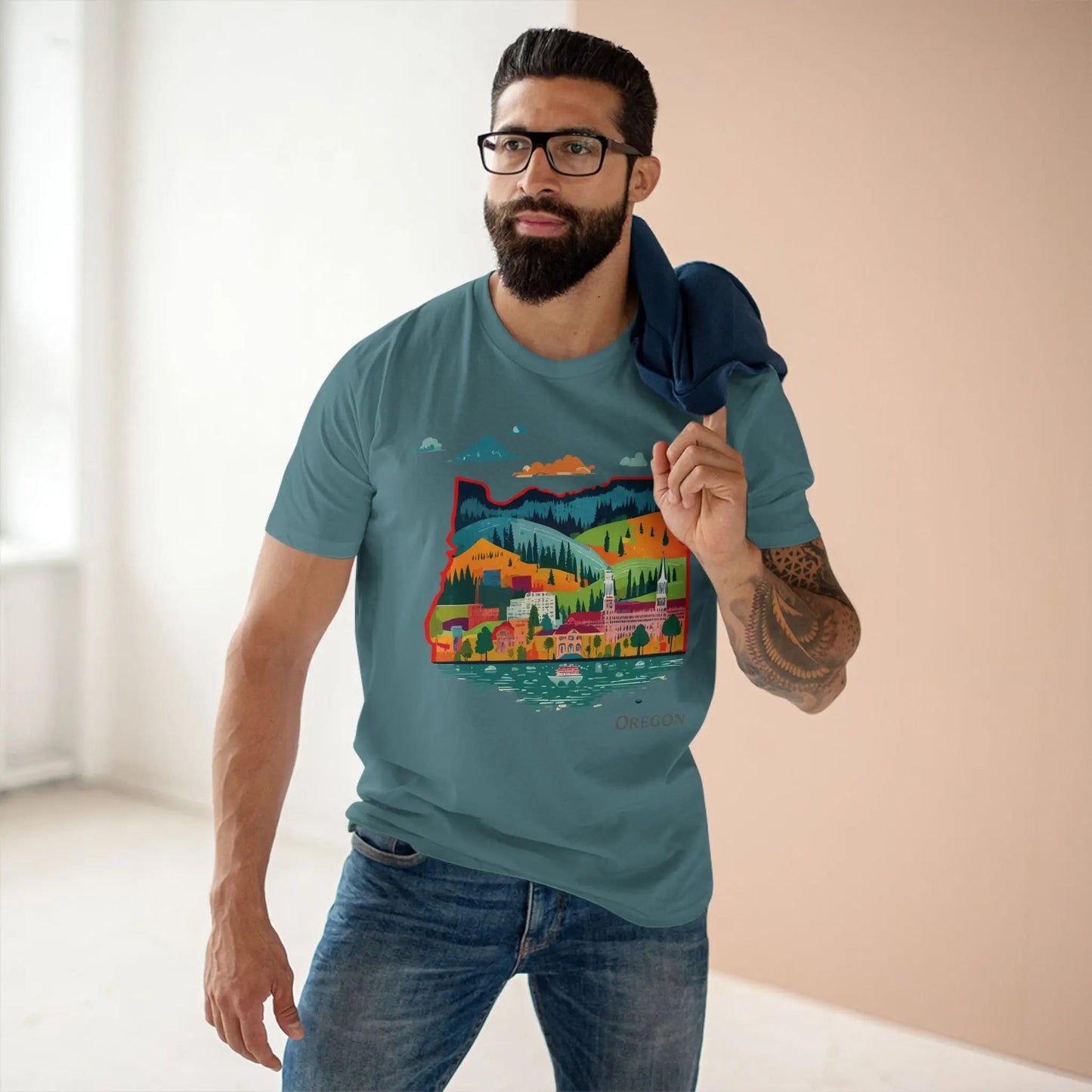 Oregon State Graphic Unisex 100 Cotton Tee 108