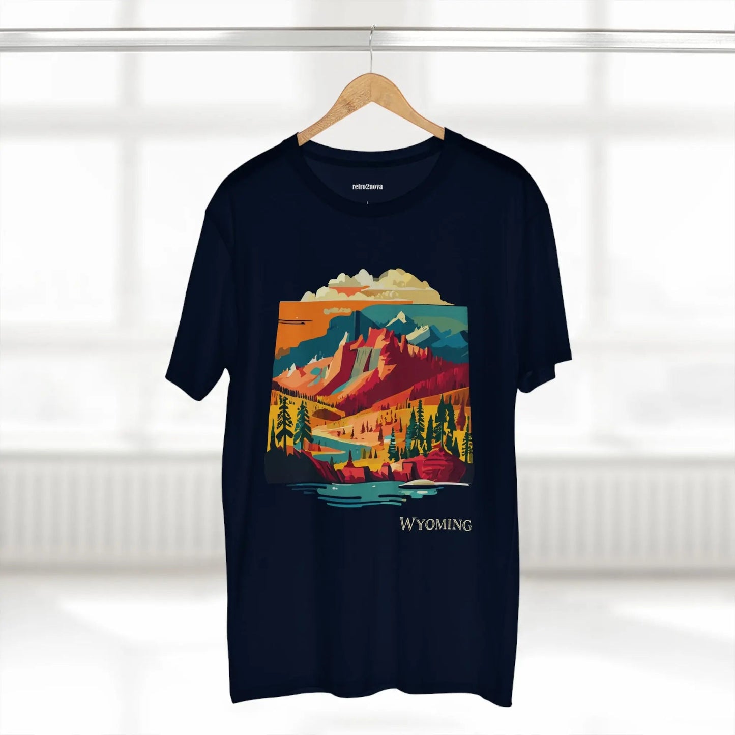 Wyoming State Graphic Unisex 100 Cotton Tee 149