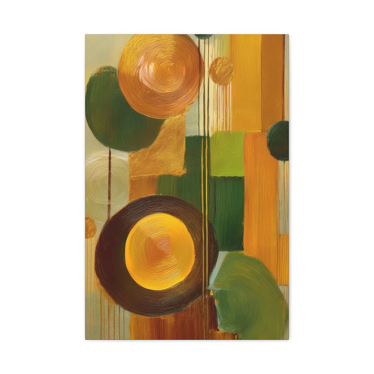 Abstract Geometric Painting Print Canvas 20x24,20x30,24x30 24x32,24x36,30x40 32x48,36x48,40x60 Pine-Wood Inner Frame ABS-58
