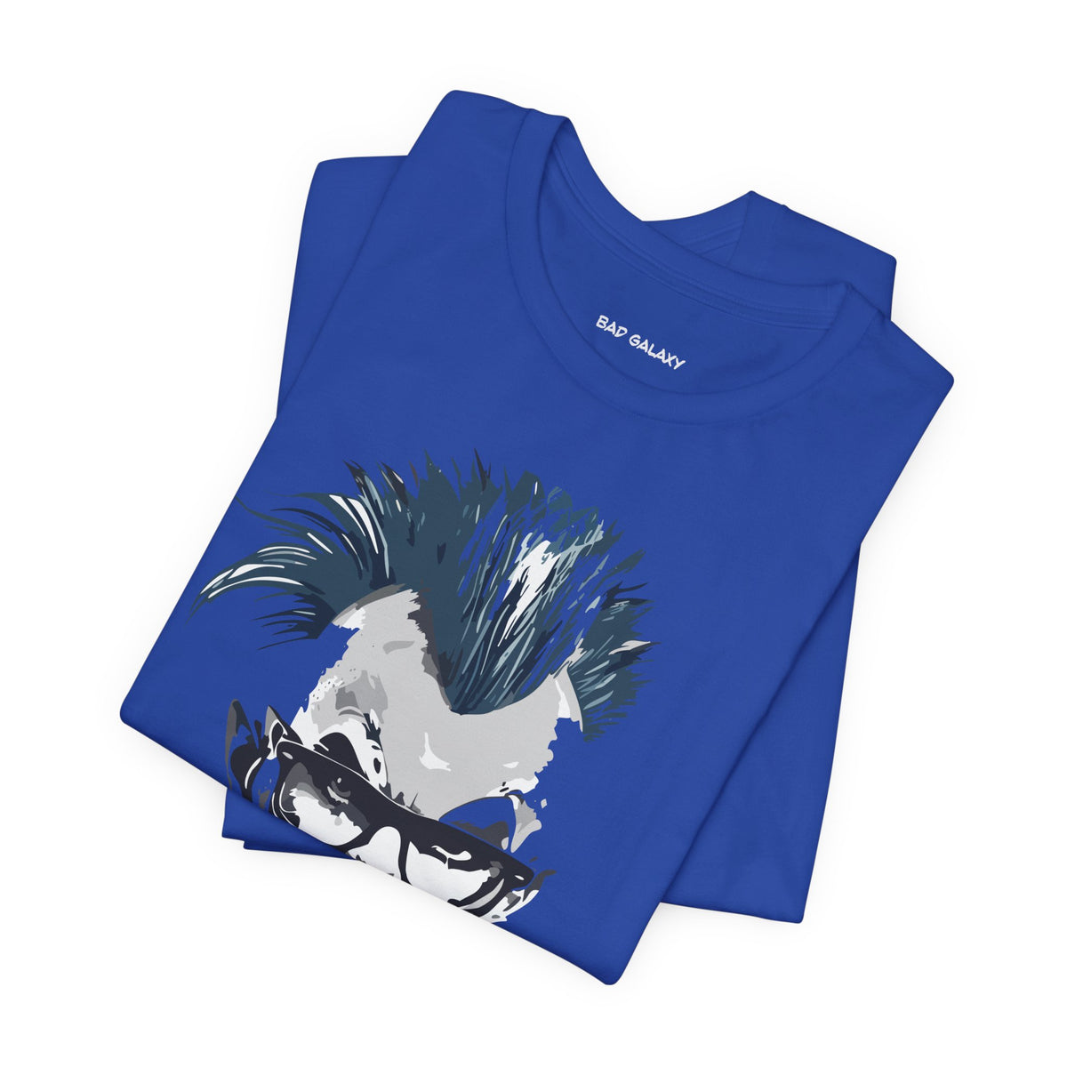 Punk Rock Graphic Unisex Cotton Bella+Canvas Tee with Art Design b38